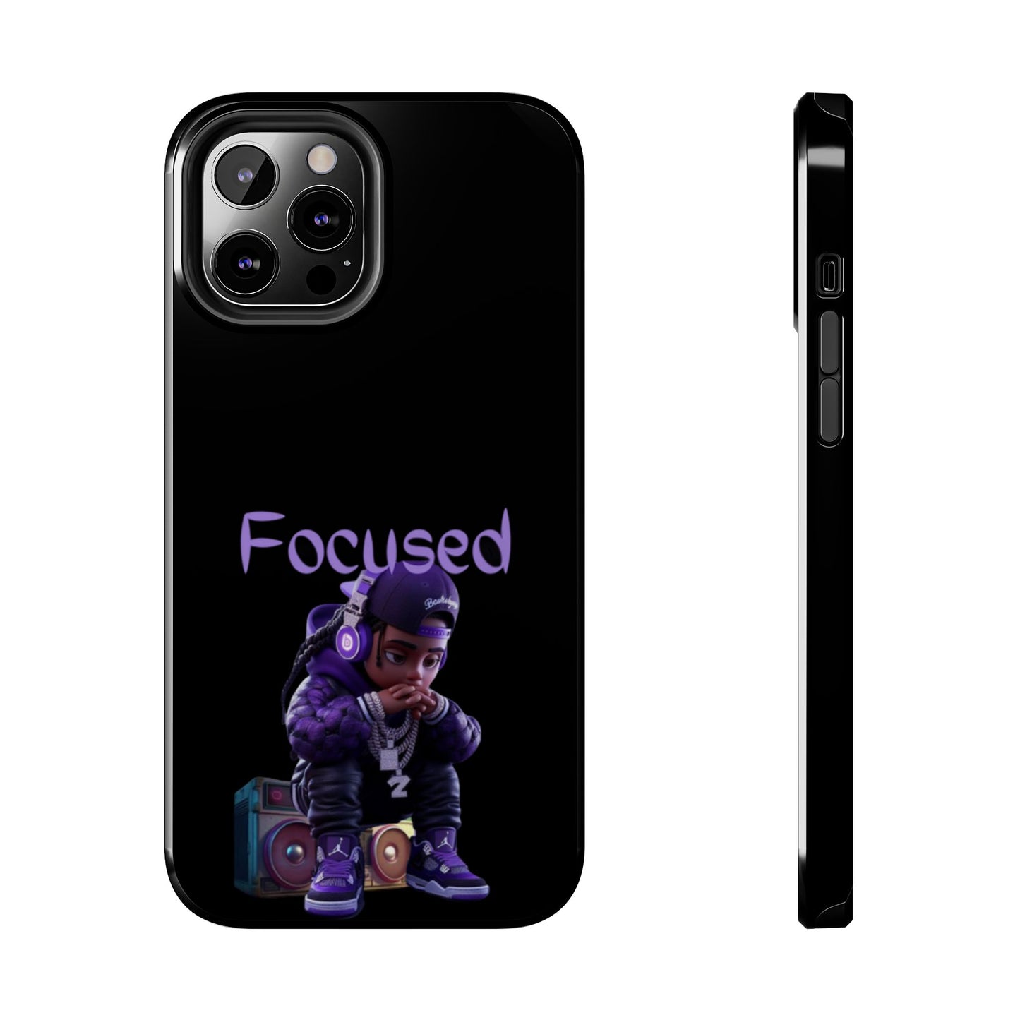Phone case- Focused Tough Phone Case - Durable Protection