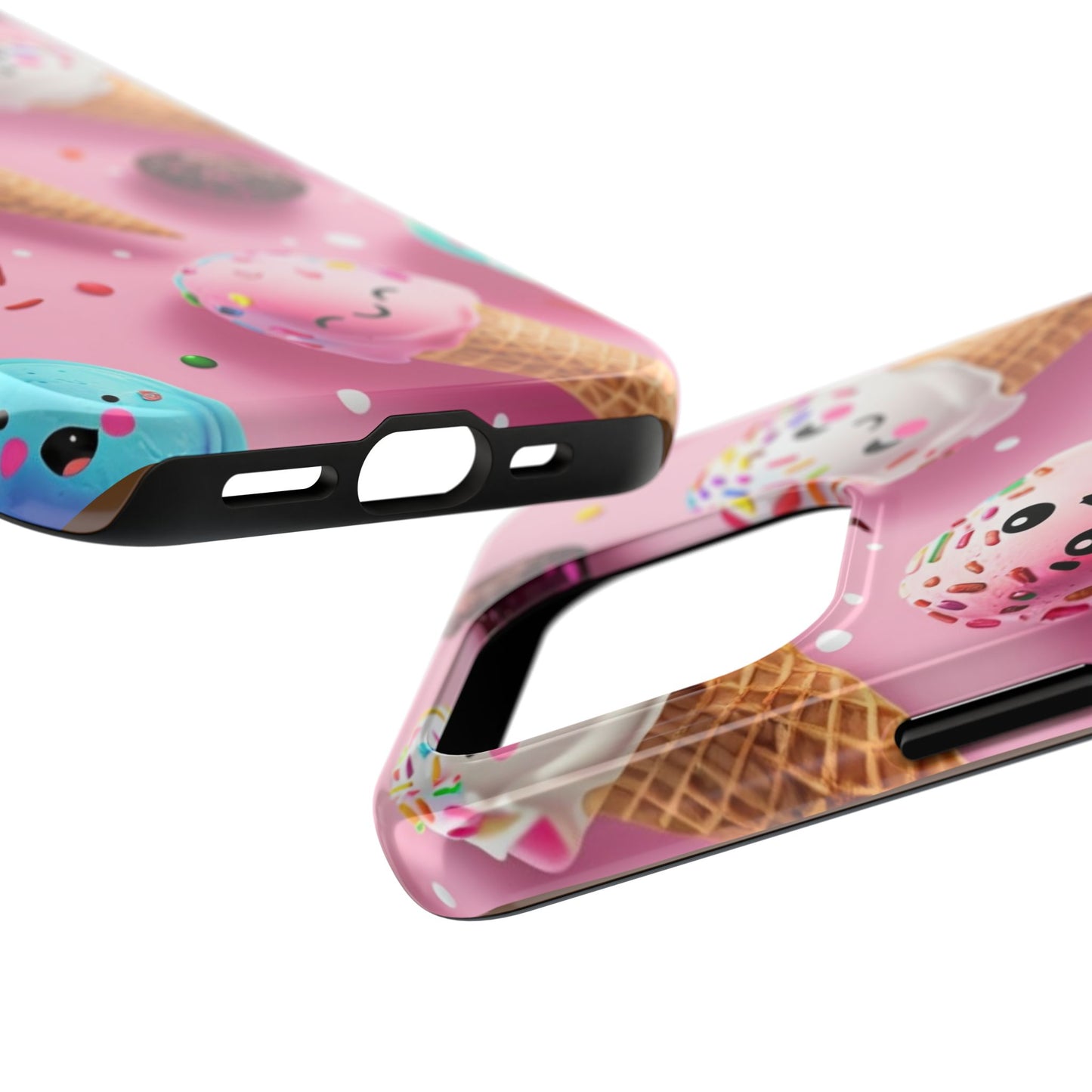 Tough Phone Cases Cute Ice Cream Design