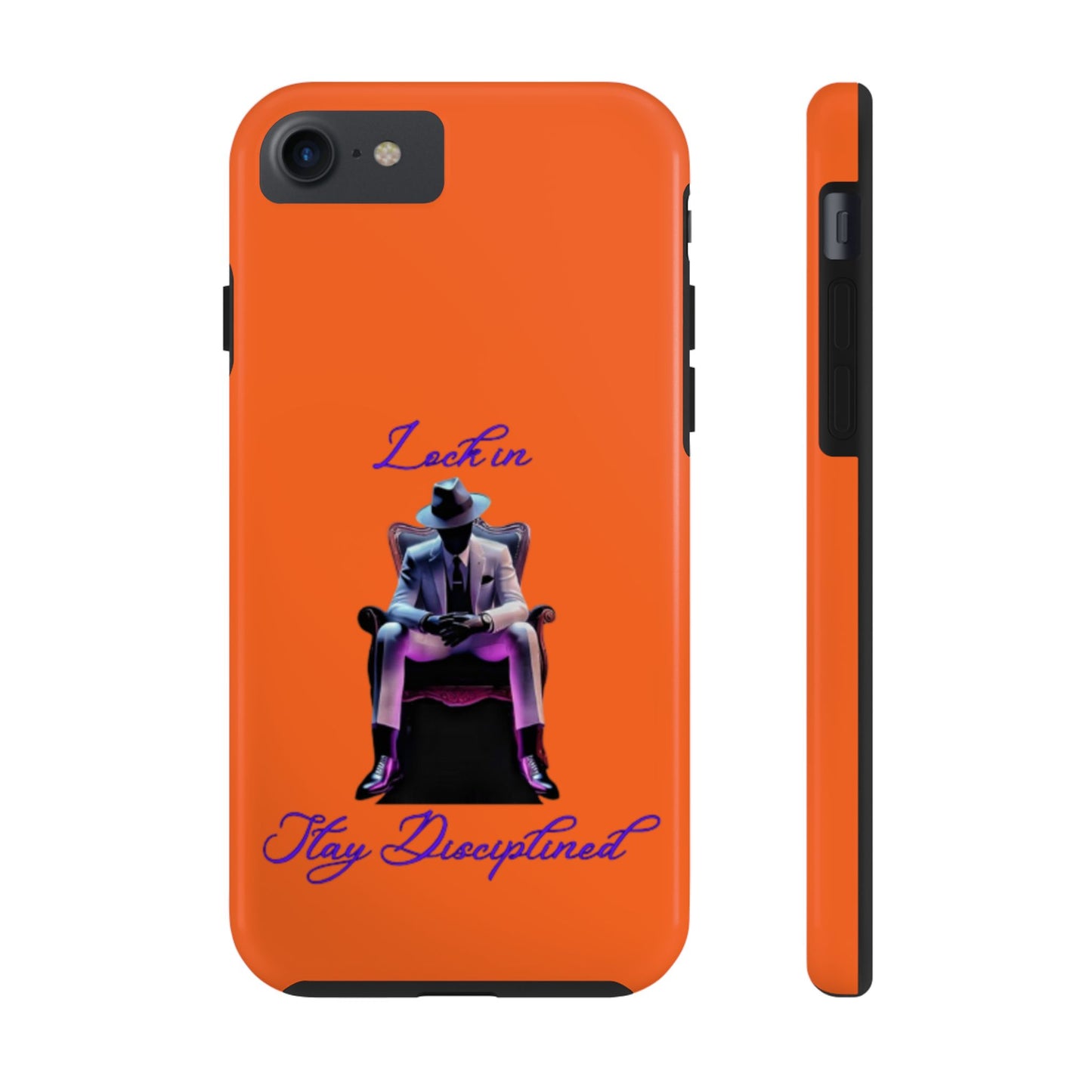Phone case- Lock In, Stay discipline Tough Phone Case - Durable Protection