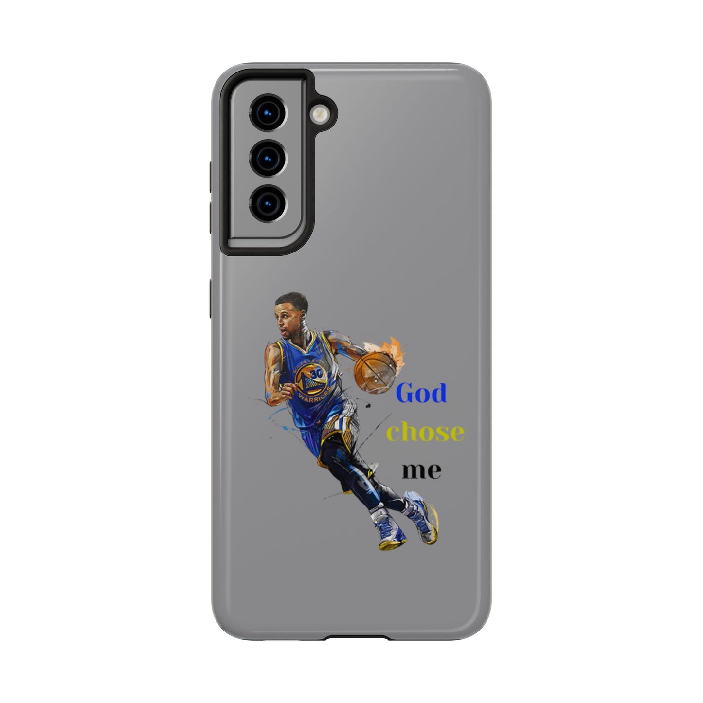 Phone case- God Chose Me Tough Phone Case - Durable Protection