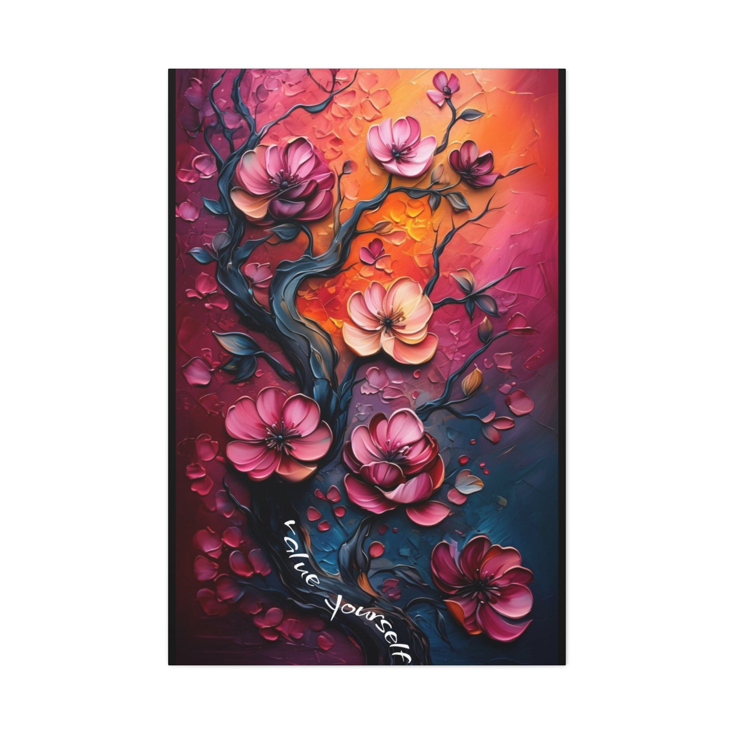 Beautiful Canvas Gallery Wrap - Flower Wall Art