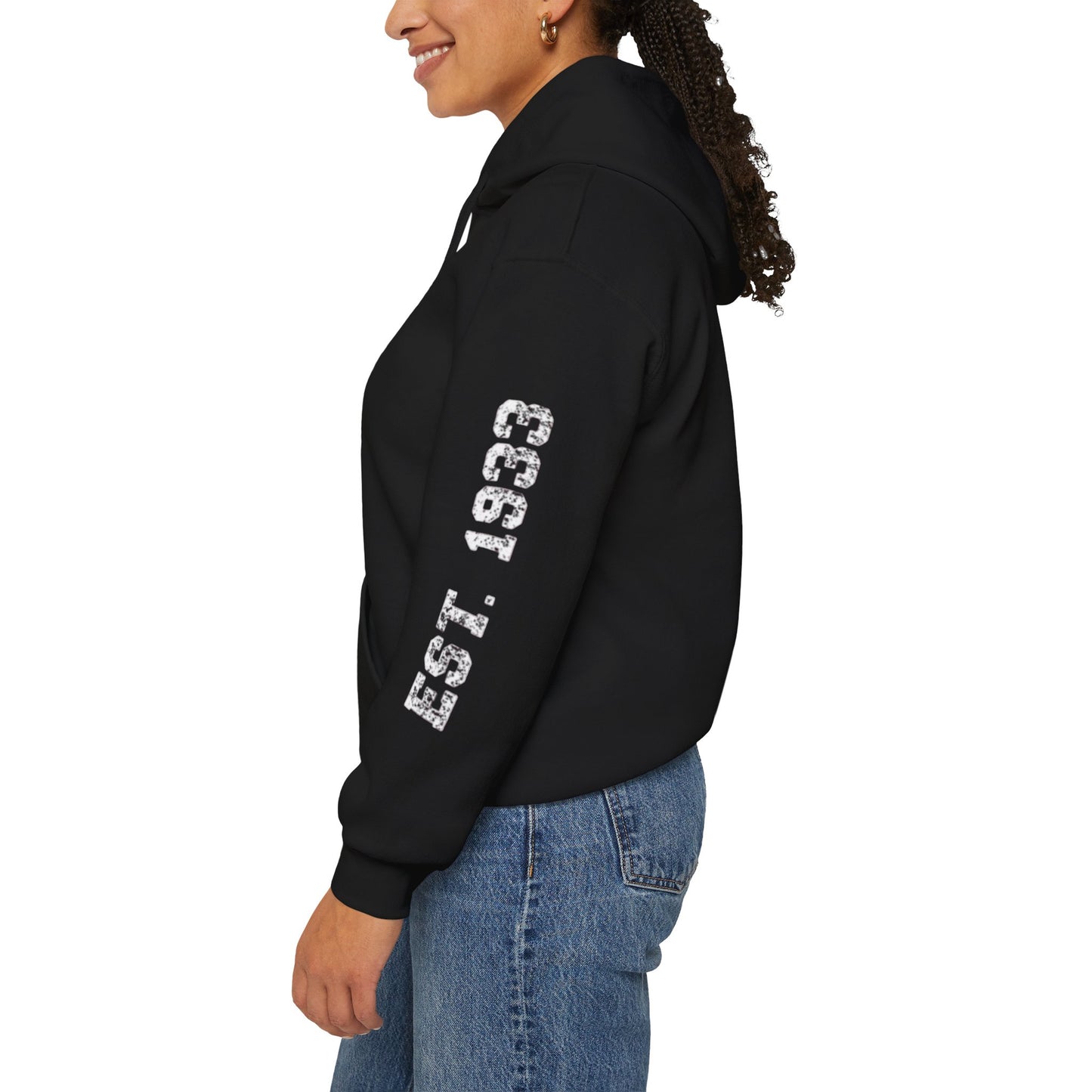 Philadelphia Eagles Hoodie – Est. 1933 | Black Pullover for Men & Women | Team Colors & Mascot Design