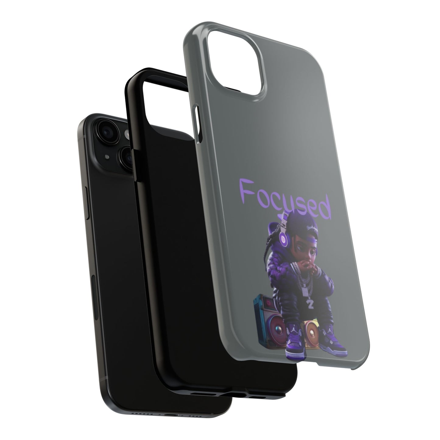 Phone Case- Focused Tough Case- Durable Protection