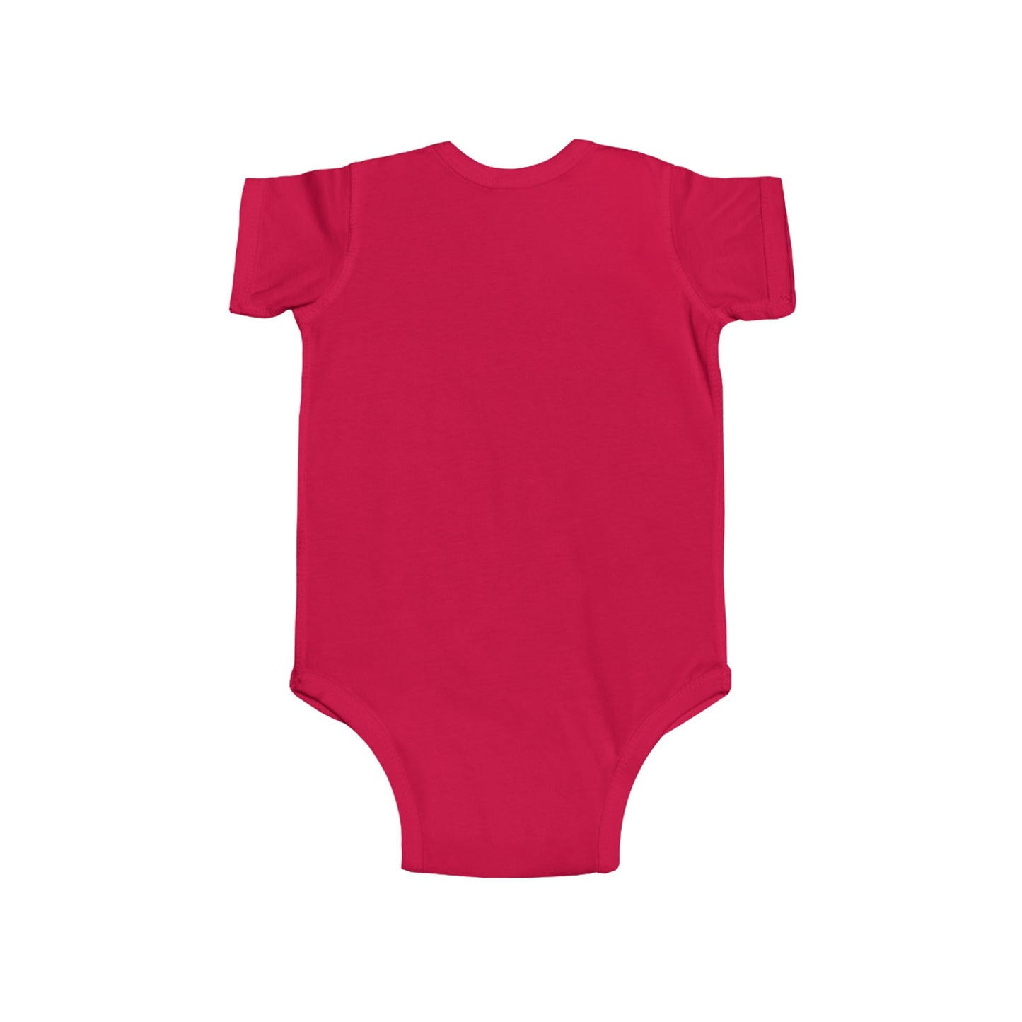 Cherry Red Funny Baby Bodysuit – "Hi Hungry, I'm Dad" Hilarious New Parent Gift
