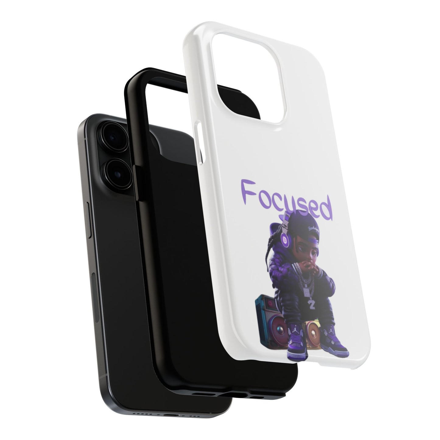 Phone Case- Focused Tough Case- Durable Protection