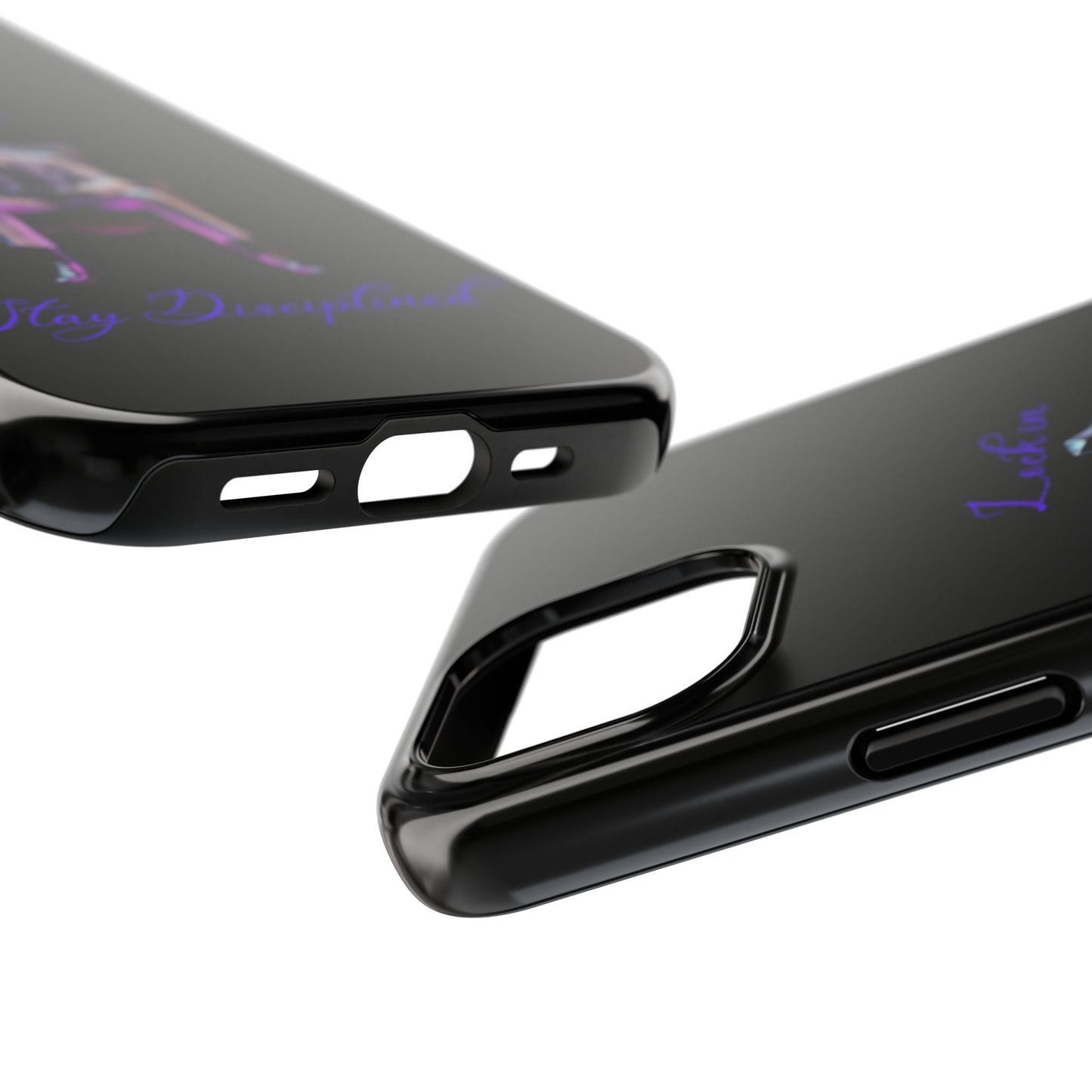 Phone case- Lock In, Stay DIsciplined Tough Phone Case - Durable Protection