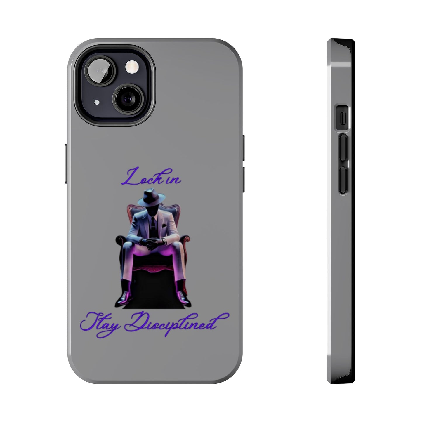 Phone case- Lock In, Stay Disciplined Tough Phone Case - Durable Protection