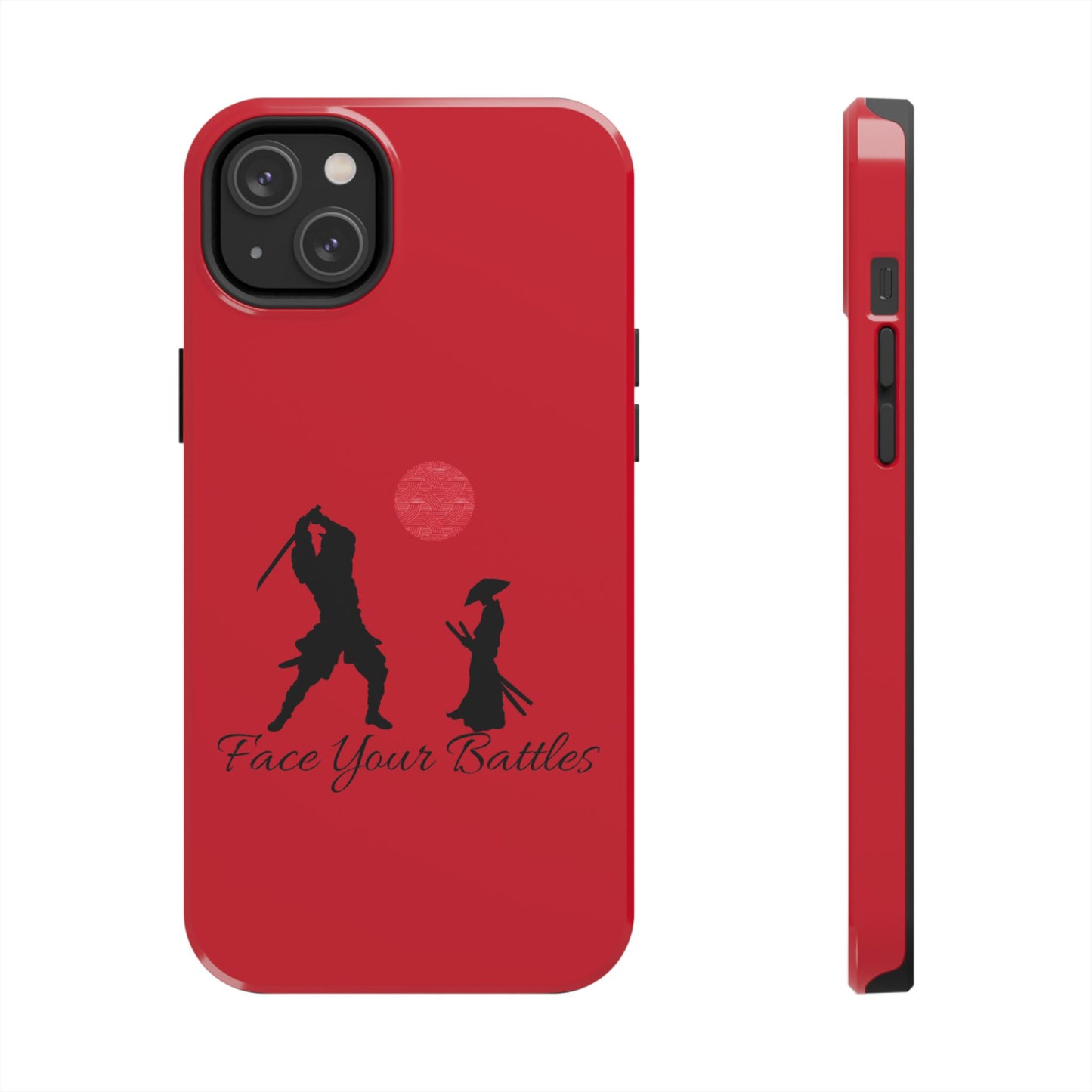Phone case- Face Your Battles Tough Phone Case - Durable Protection