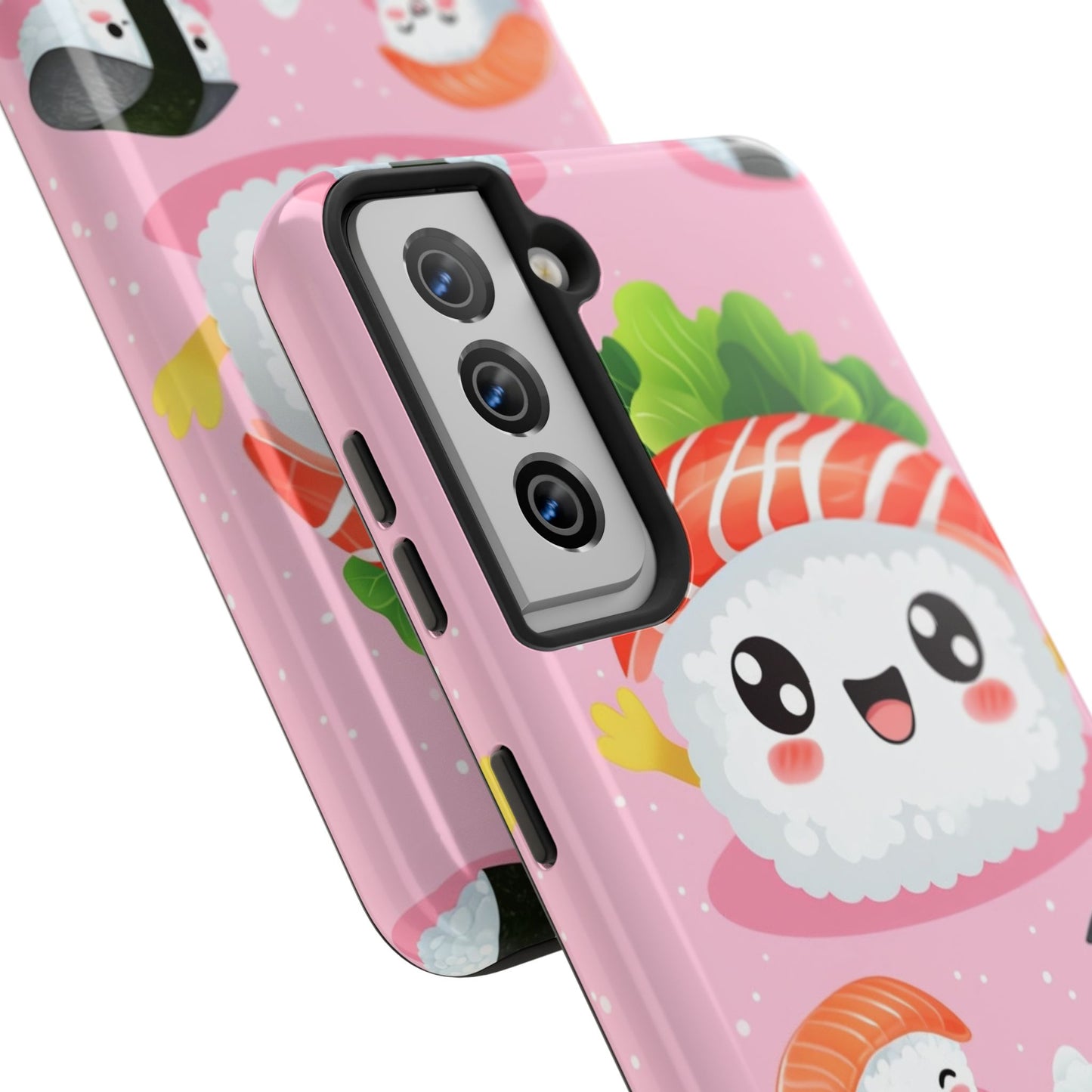 Adorable Sushi Tough Phone Case | Cute Kawaii Design for Food Lovers