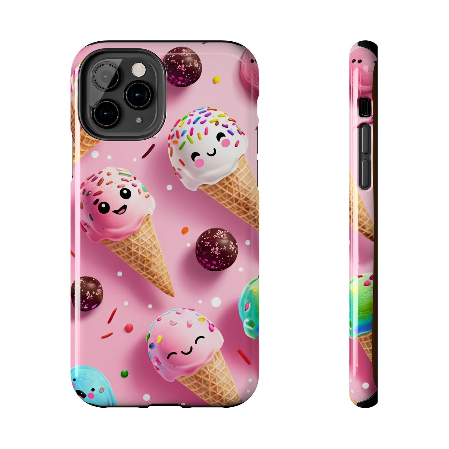 Tough Phone Cases Cute Ice Cream Design