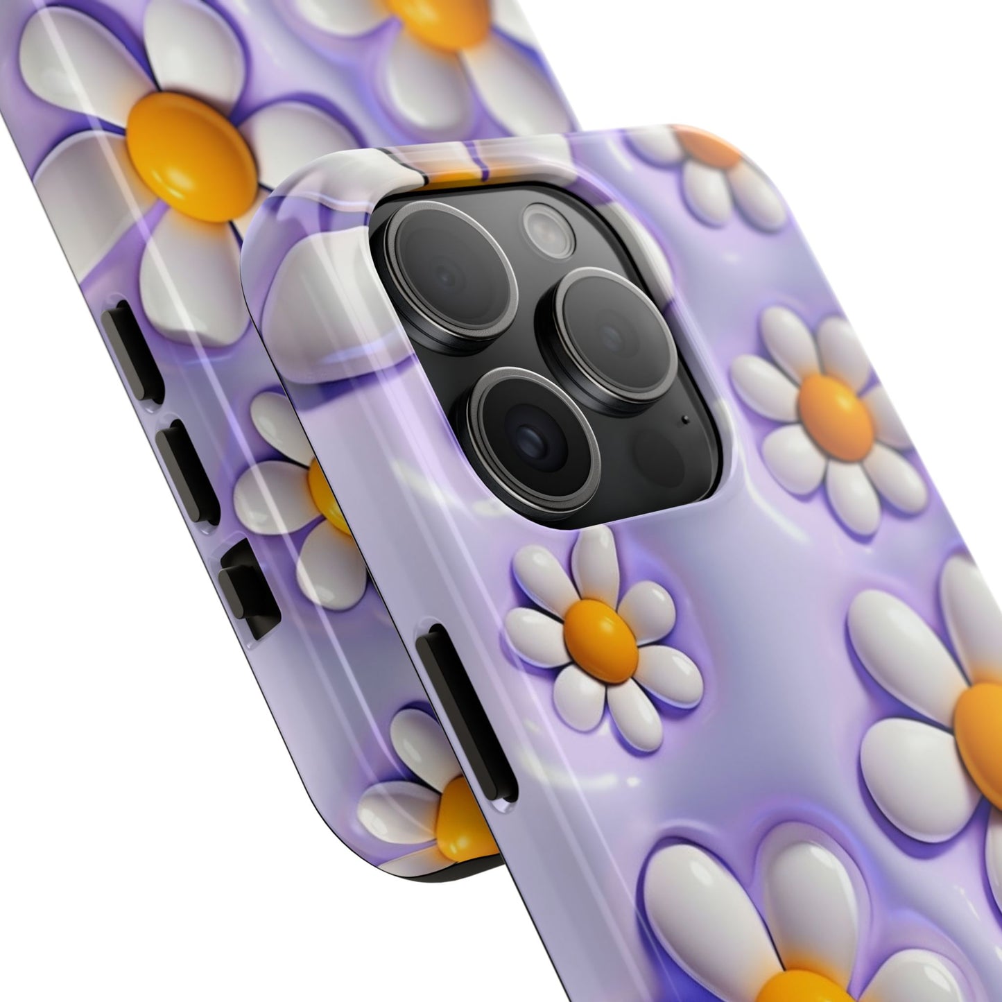 πΌ Floral Tough Phone Case β Vibrant Daisy Spring Design, for iPhones & Androids