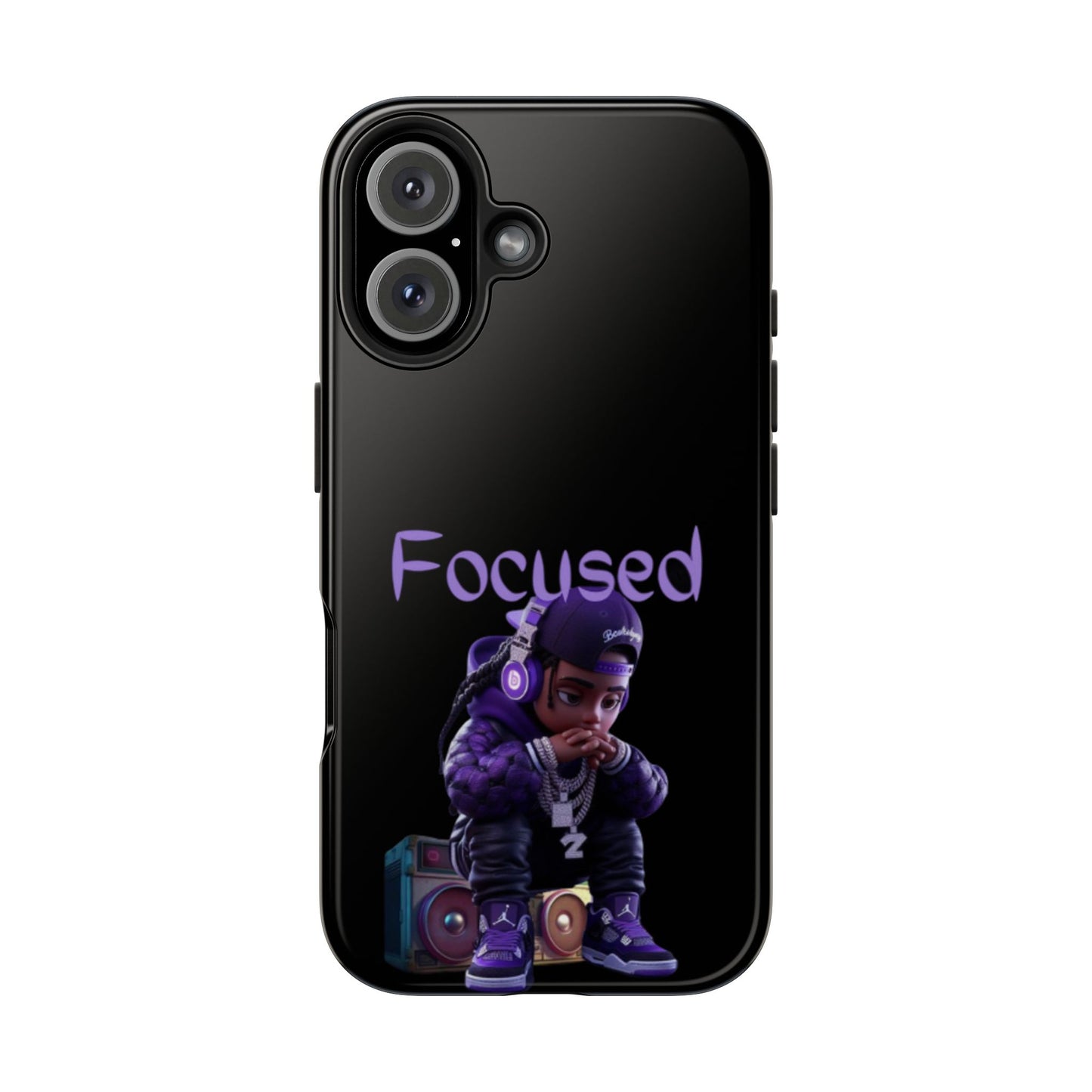 Phone case- Focused Tough Phone Case - Durable Protection