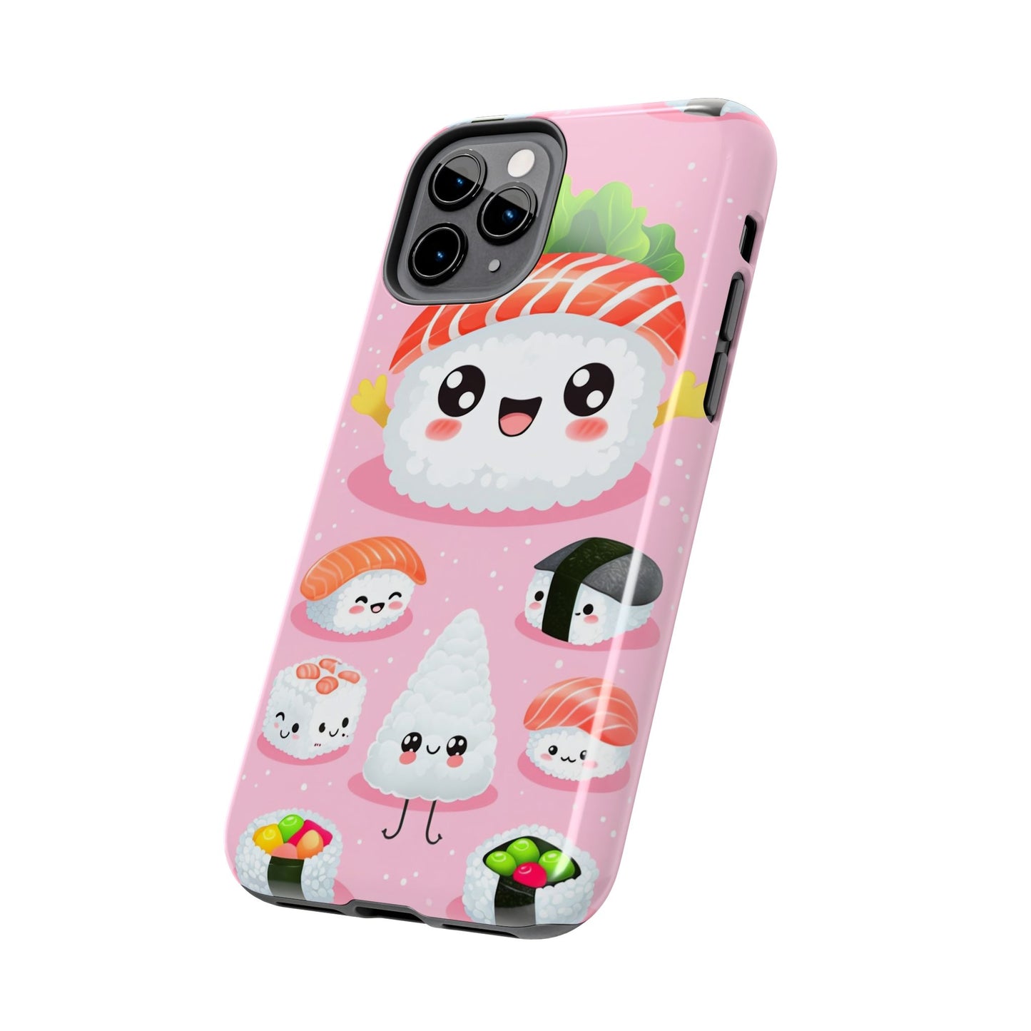 Adorable Sushi Tough Phone Case | Cute Kawaii Design for Food Lovers