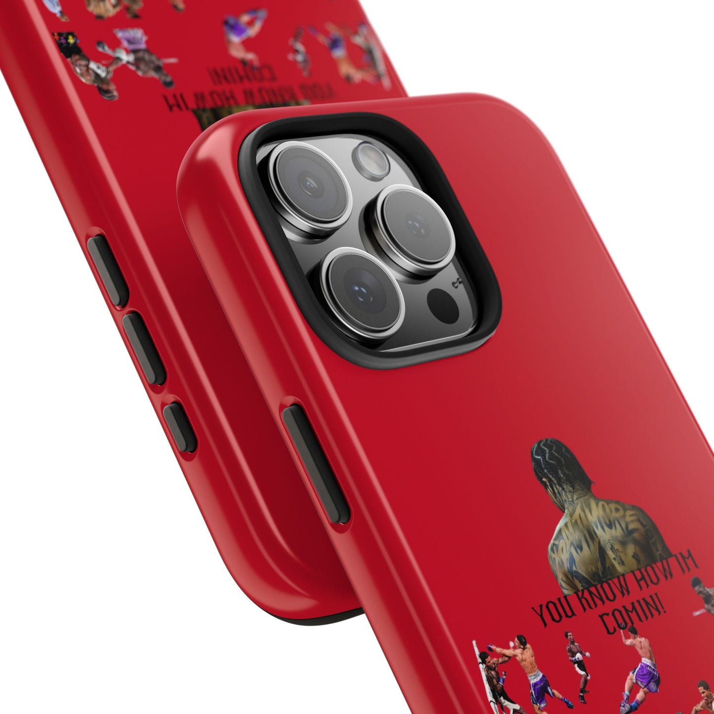 Phone case- You Know How I'm Comin' Tough Phone Case - Durable Protection