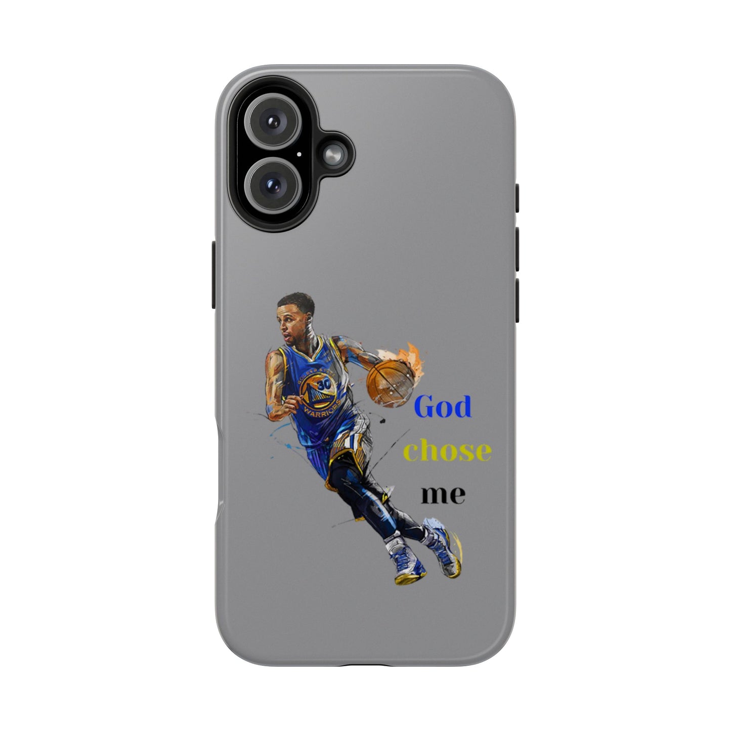 Phone case- God Chose Me Tough Phone Case - Durable Protection