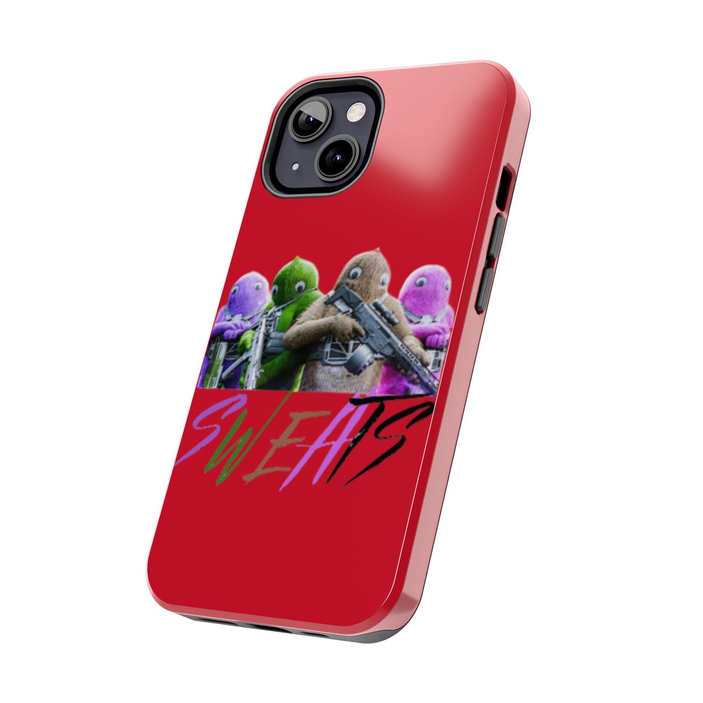 Cool Cartoon-Inspired Tough Phone Case - 'SWEATS'