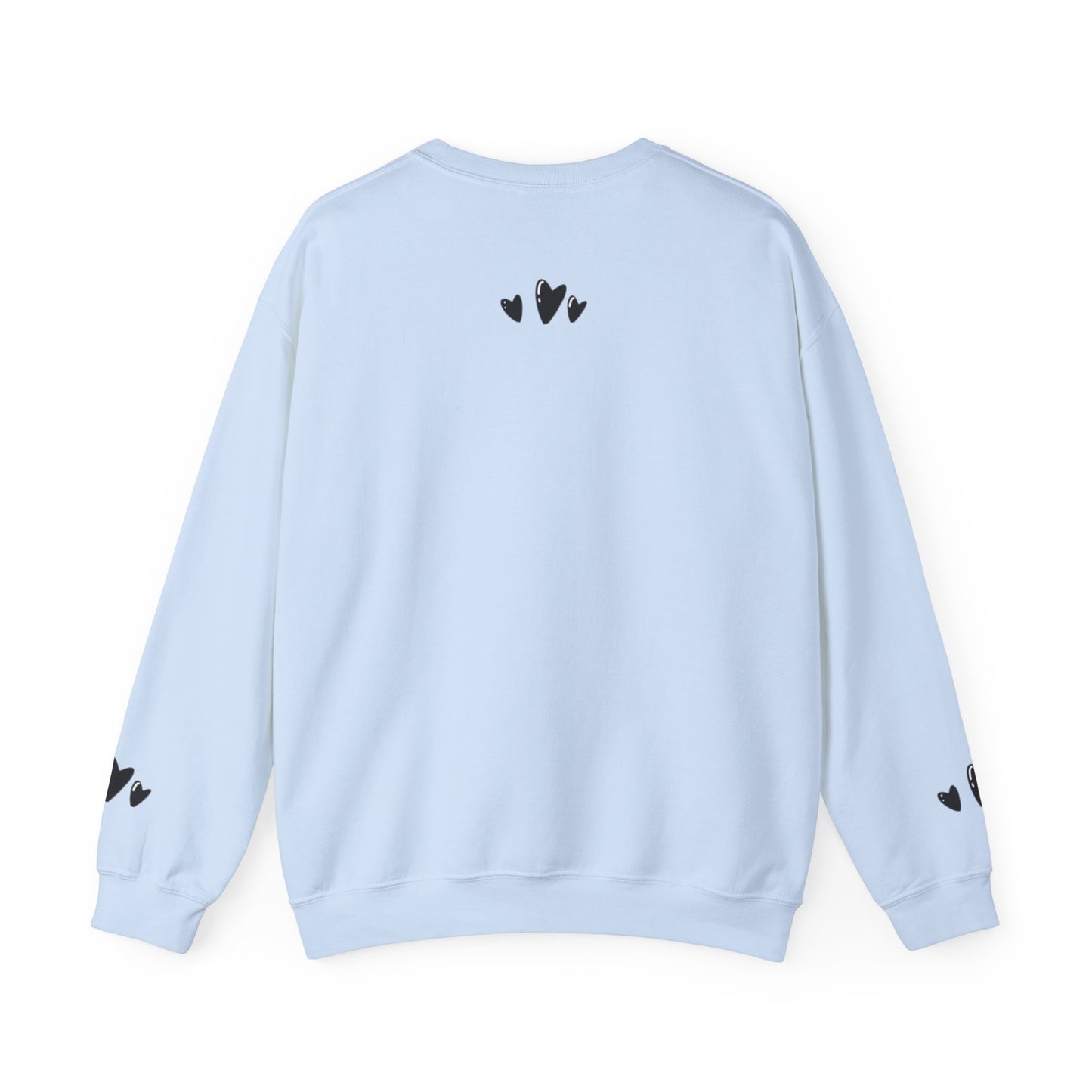 Rosy Glow Pink Sweatshirt for Women – Everyday Cozy Heart Design Pullover