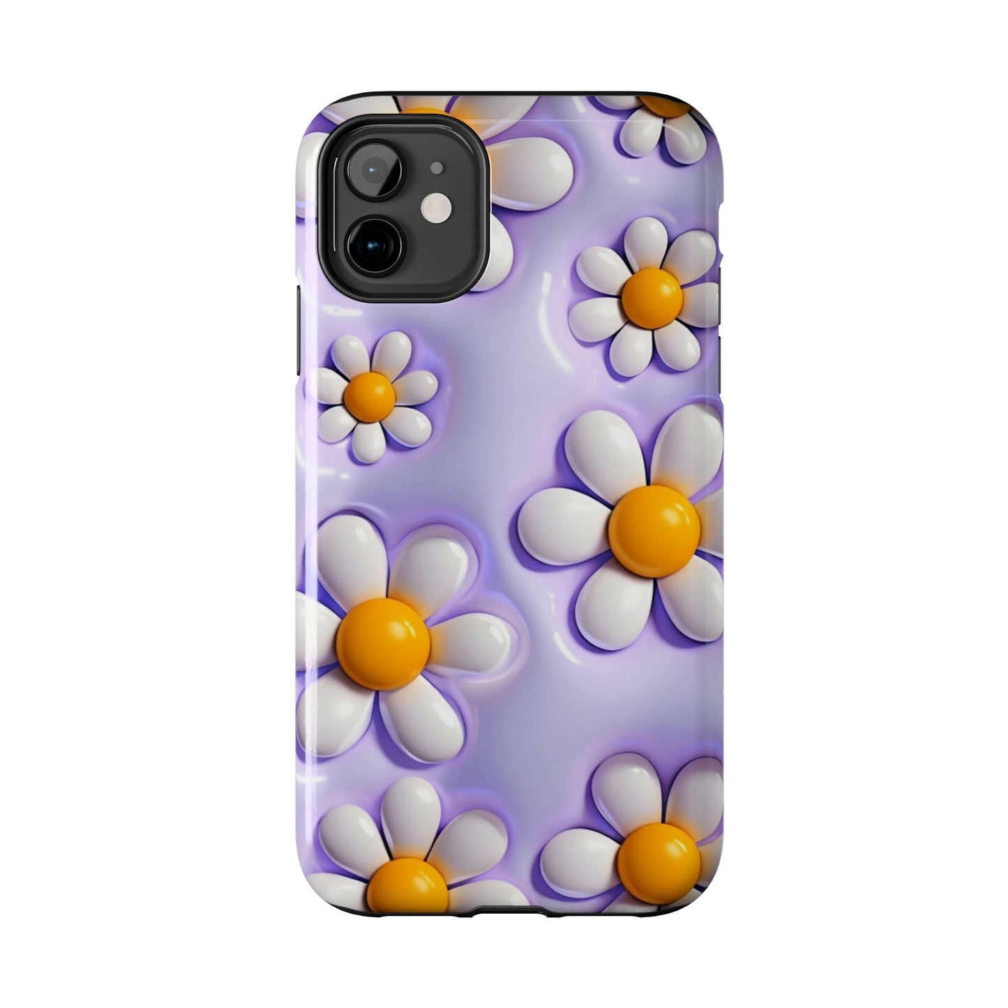 πΌ Floral Tough Phone Case β Vibrant Daisy Spring Design, for iPhones & Androids