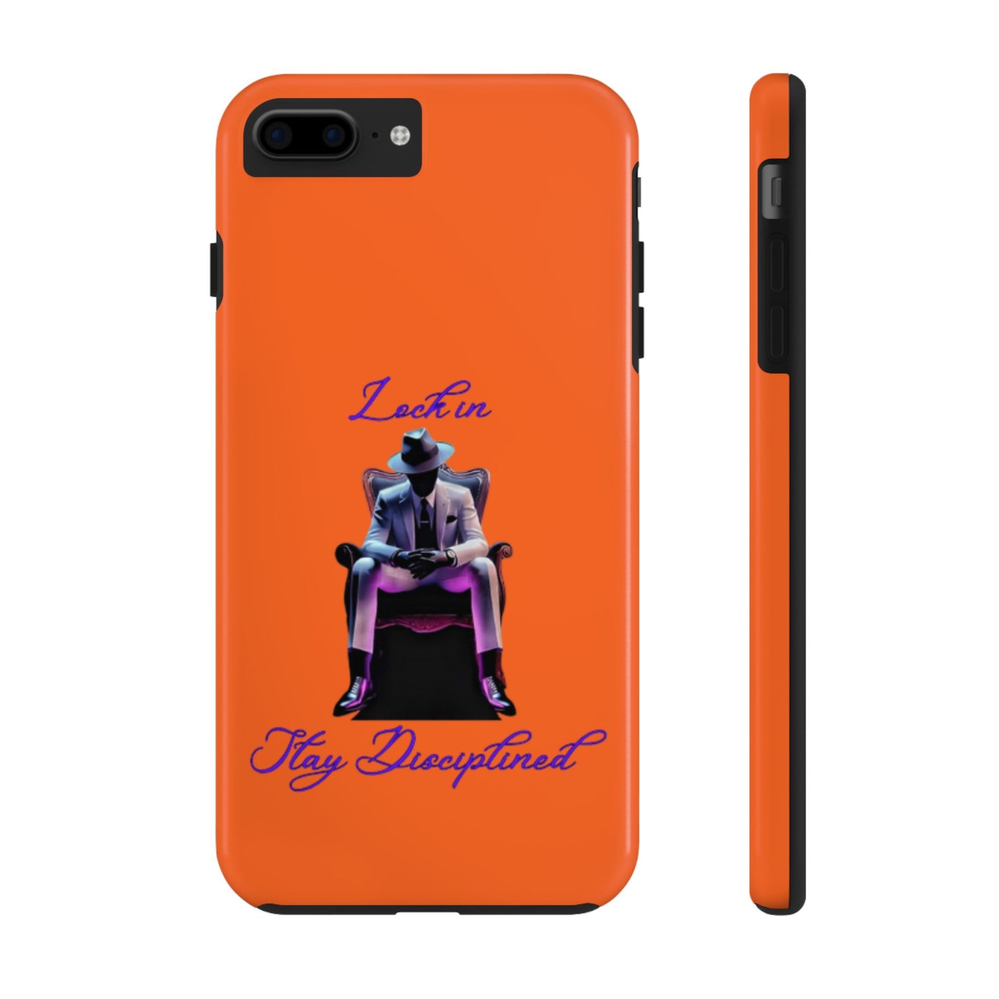 Phone case- Lock In, Stay discipline Tough Phone Case - Durable Protection