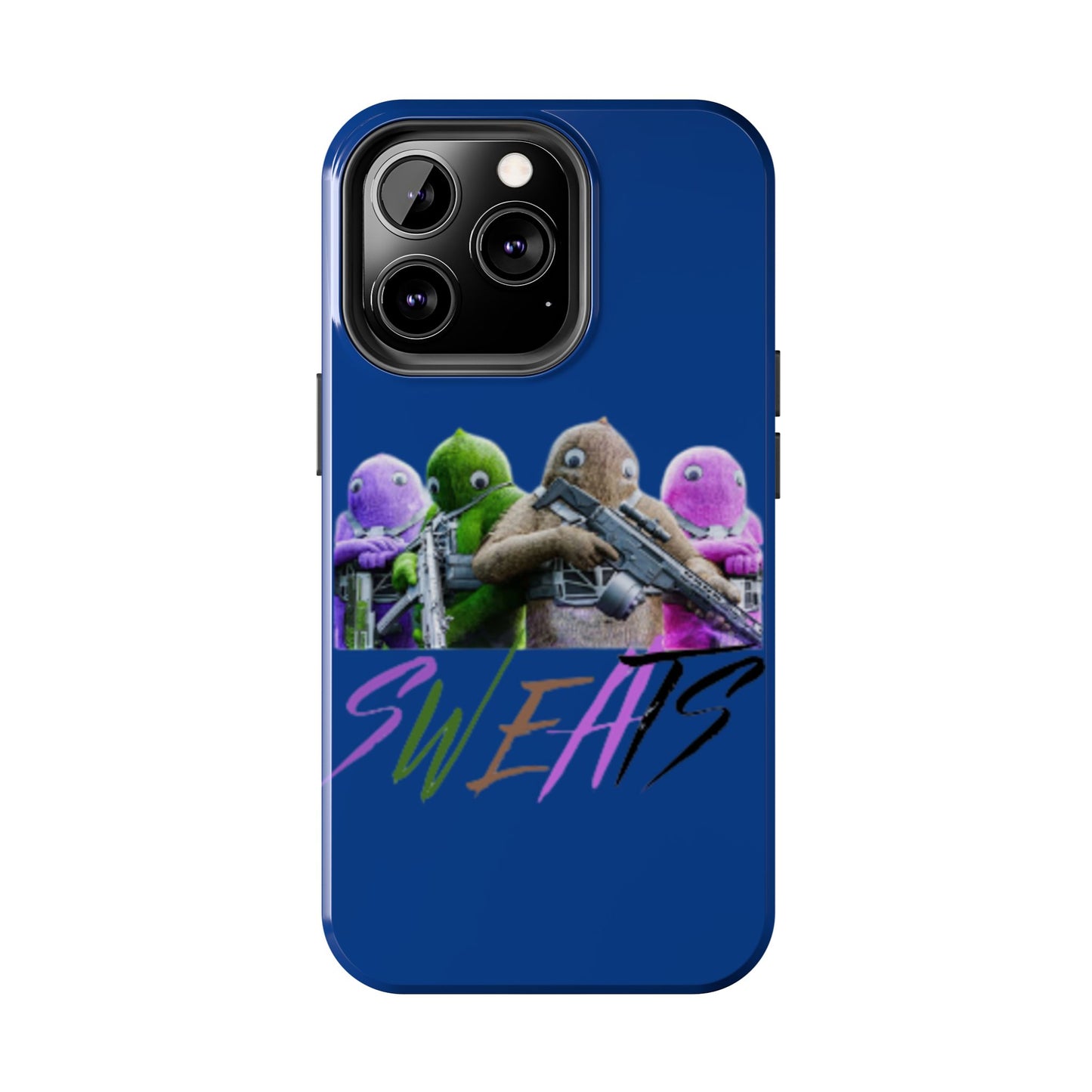 Cool Cartoon-Inspired Tough Phone Case - 'SWEATS'