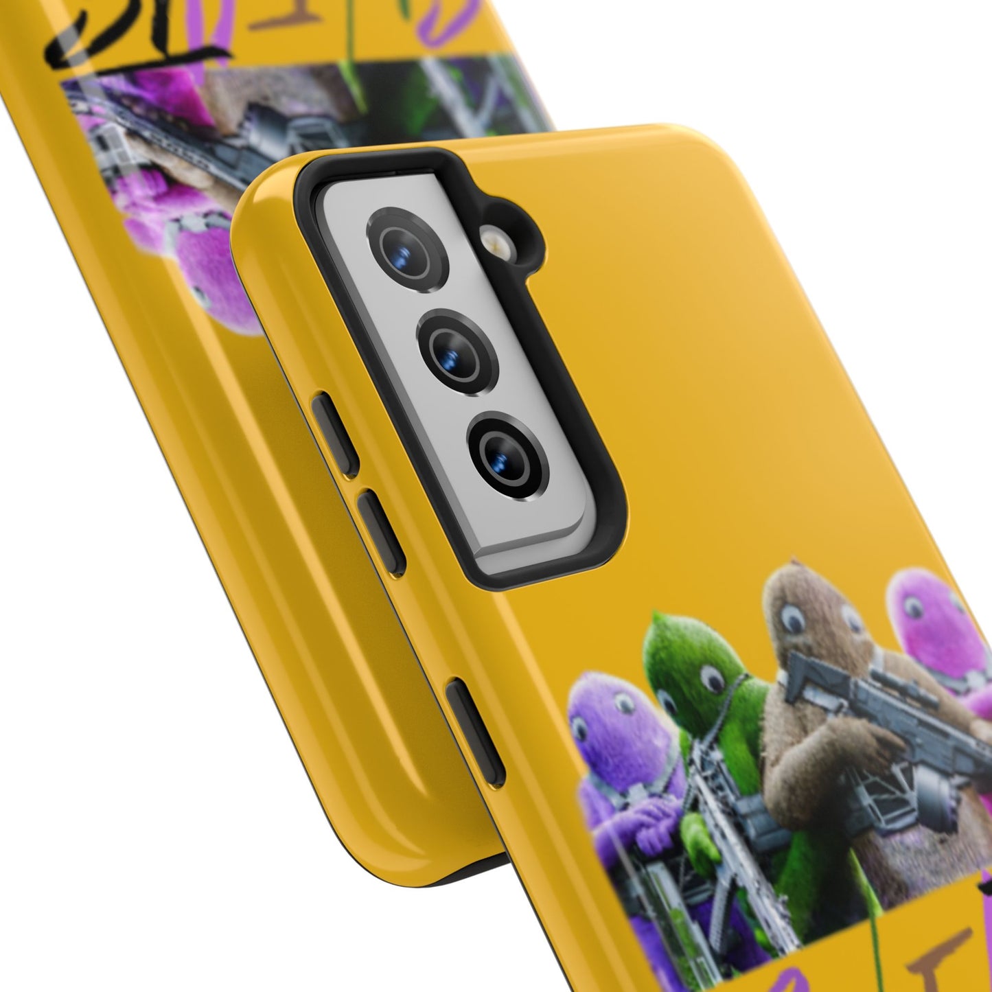 Cool Cartoon-Inspired Tough Phone Case - 'SWEATS'