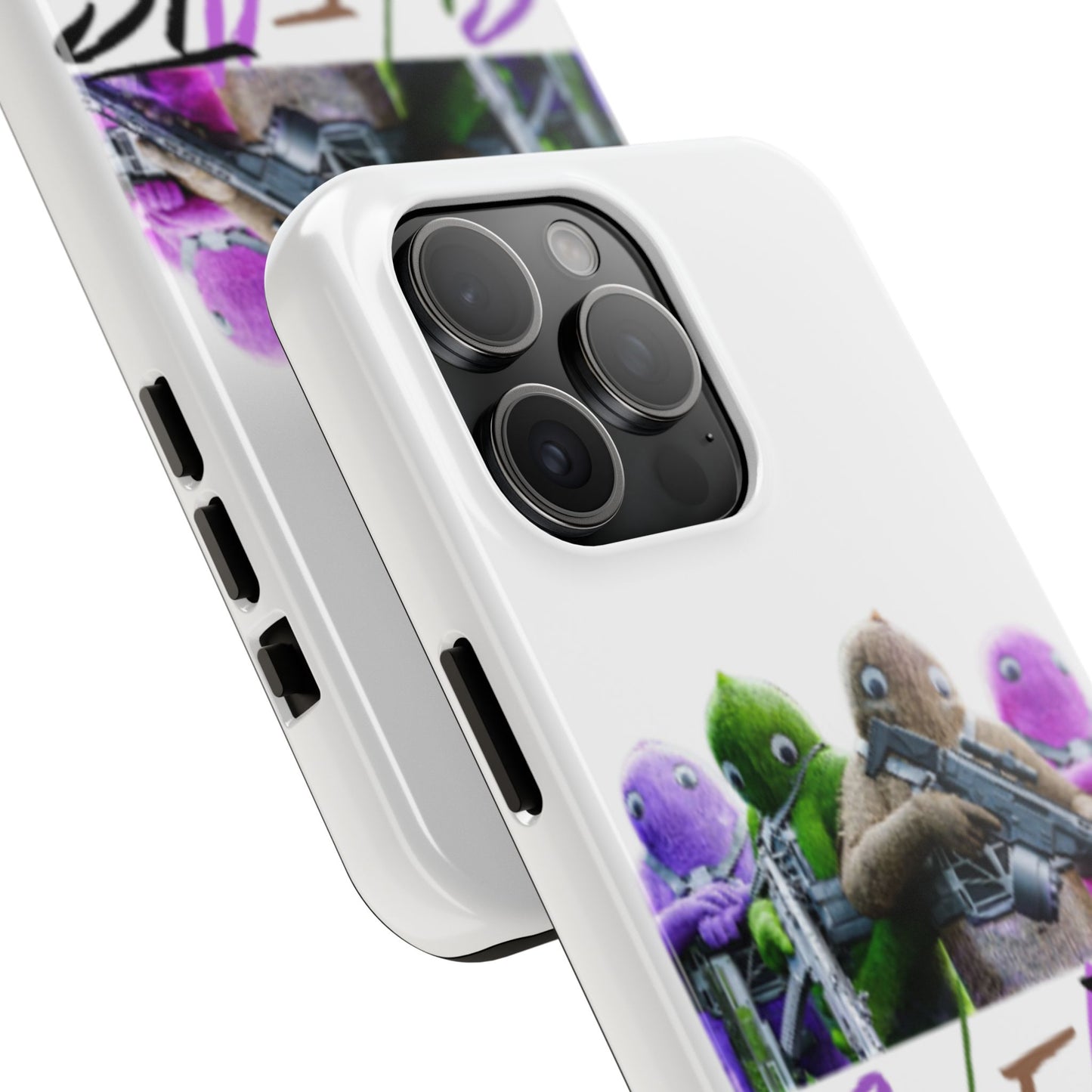 Cool Cartoon-Inspired Tough Phone Case - 'SWEATS'
