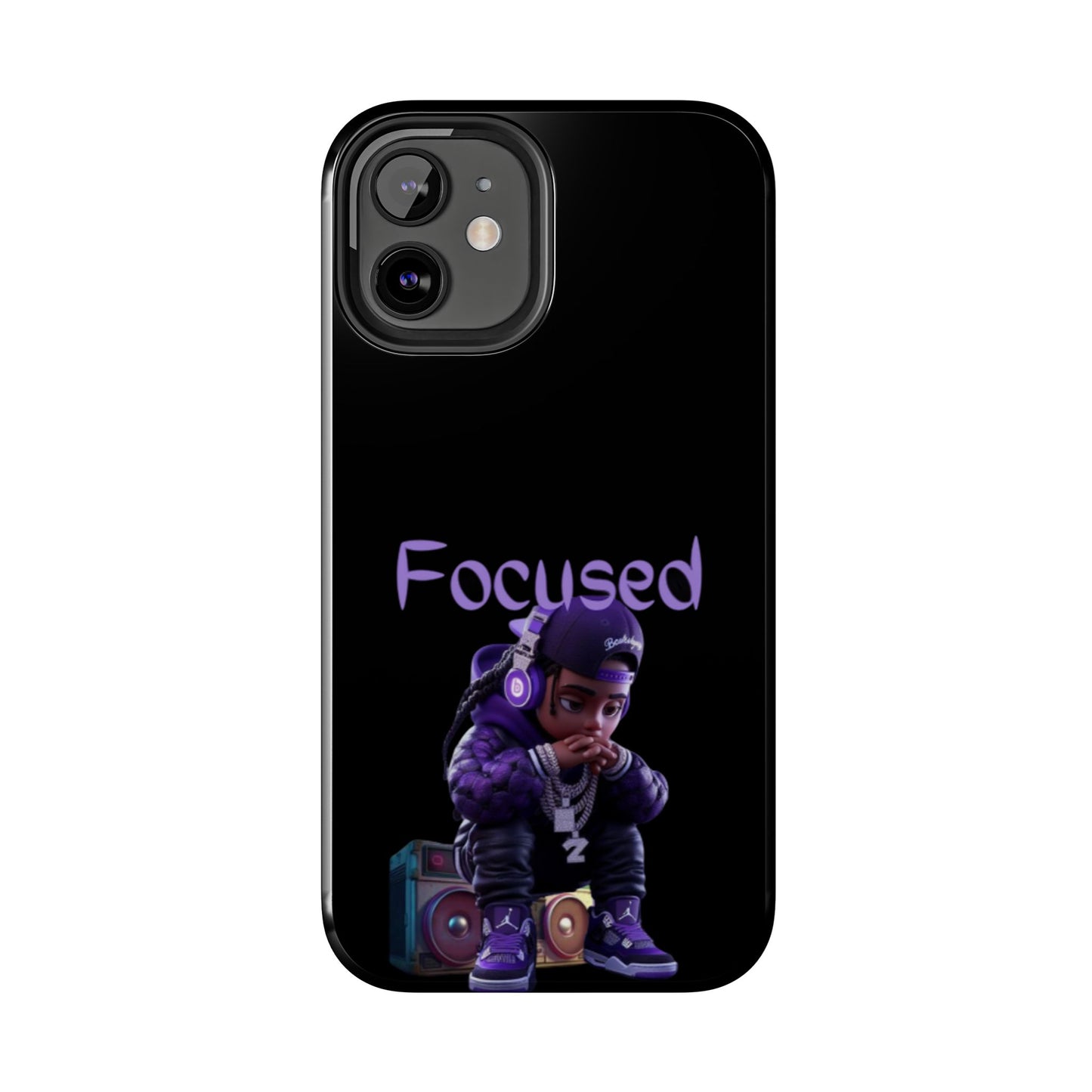 Phone case- Focused Tough Phone Case - Durable Protection