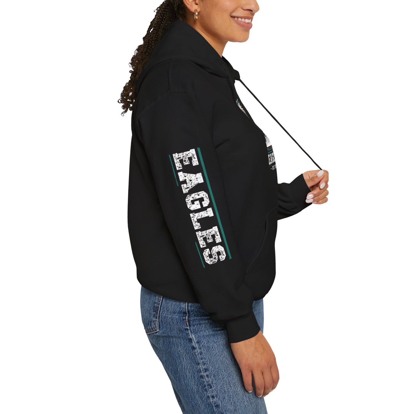 Philadelphia Eagles Hoodie – Est. 1933 | Black Pullover for Men & Women | Team Colors & Mascot Design