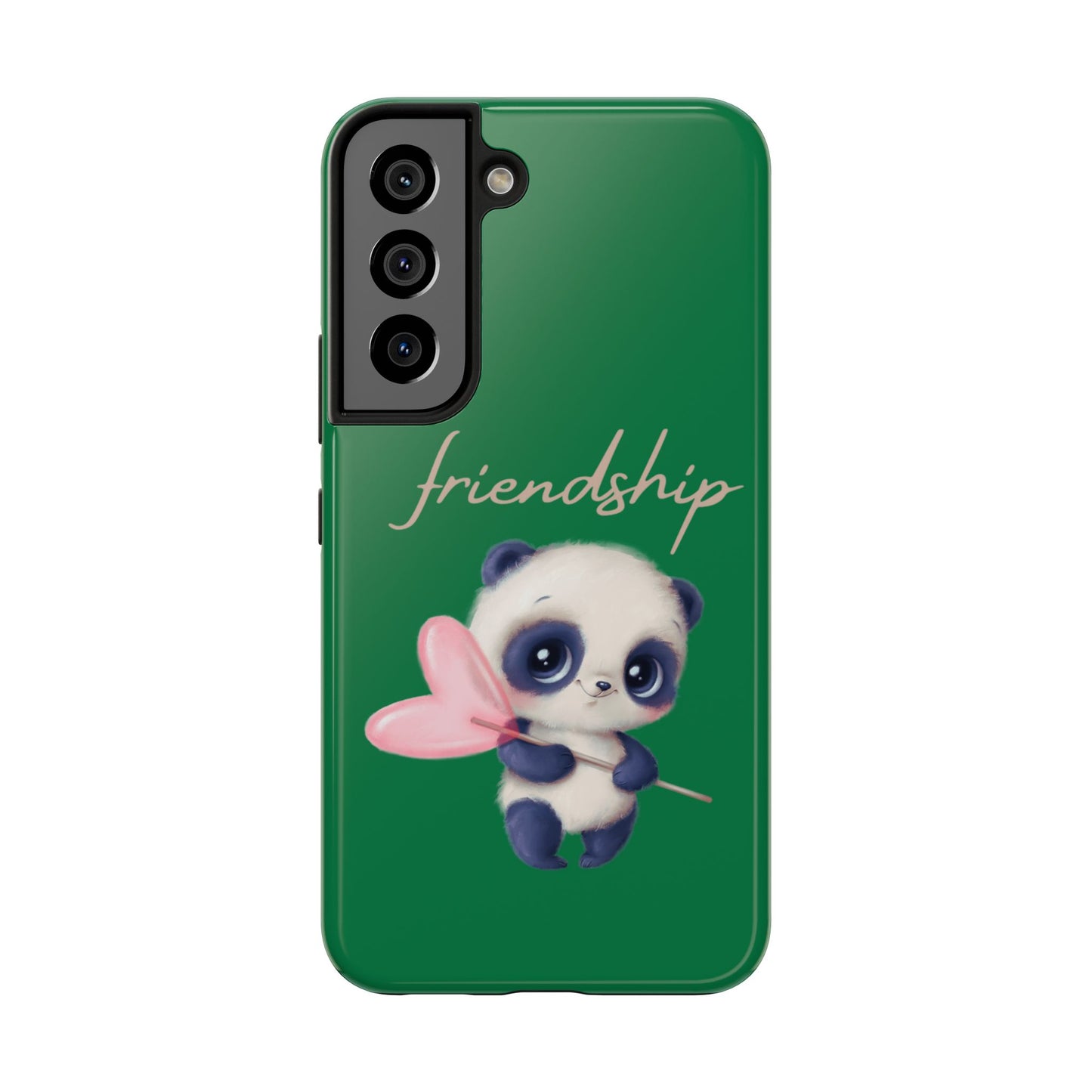 Phone case- Cute Panda Friendship Tough Phone Case - Durable Protection