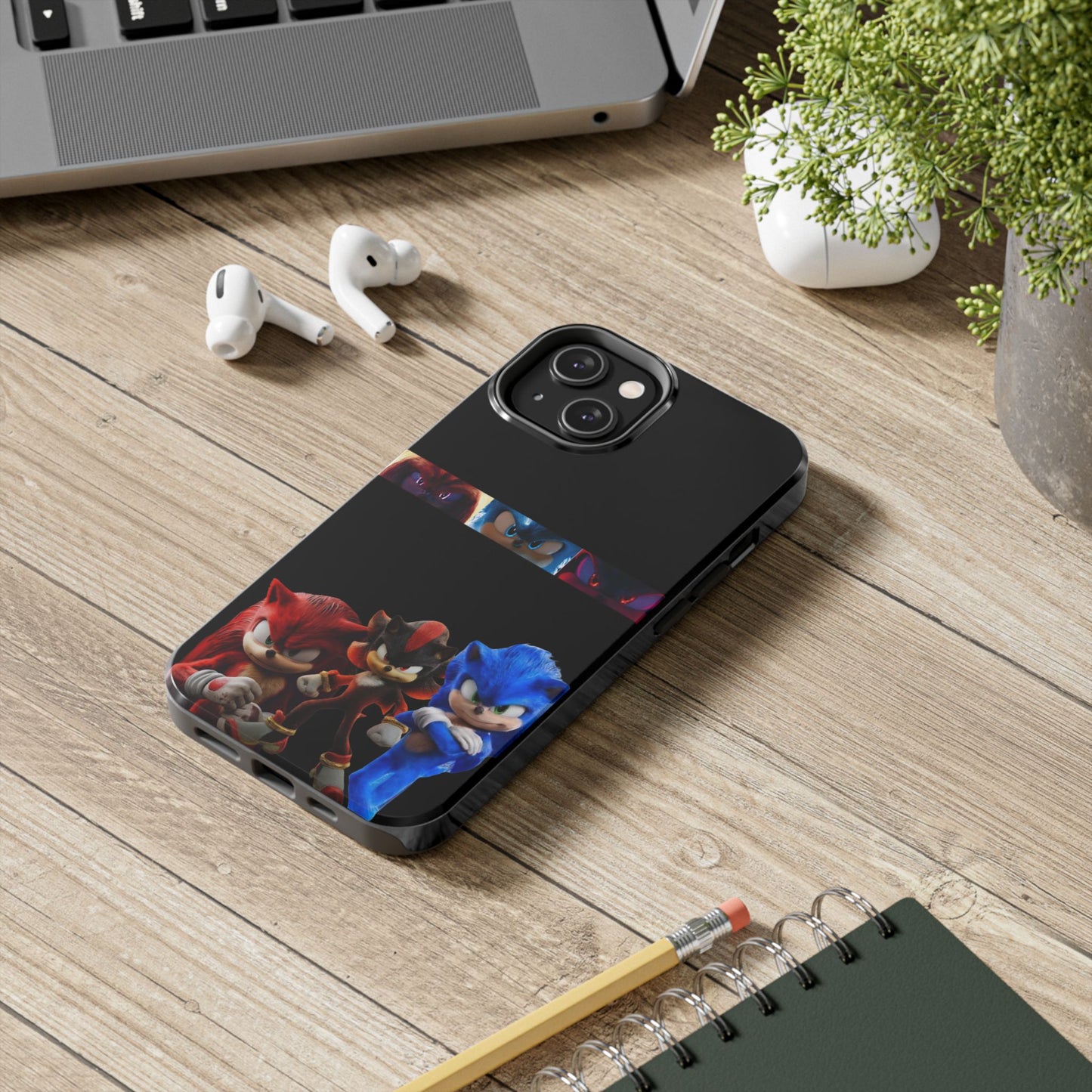 Phone case- Sonic, Kunkles, Shadow Tough Phone Case - Durable Protection