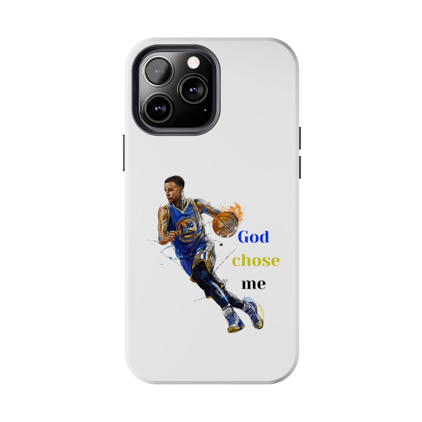 Phone case- God Chose Me Tough Phone Case - Durable Protection