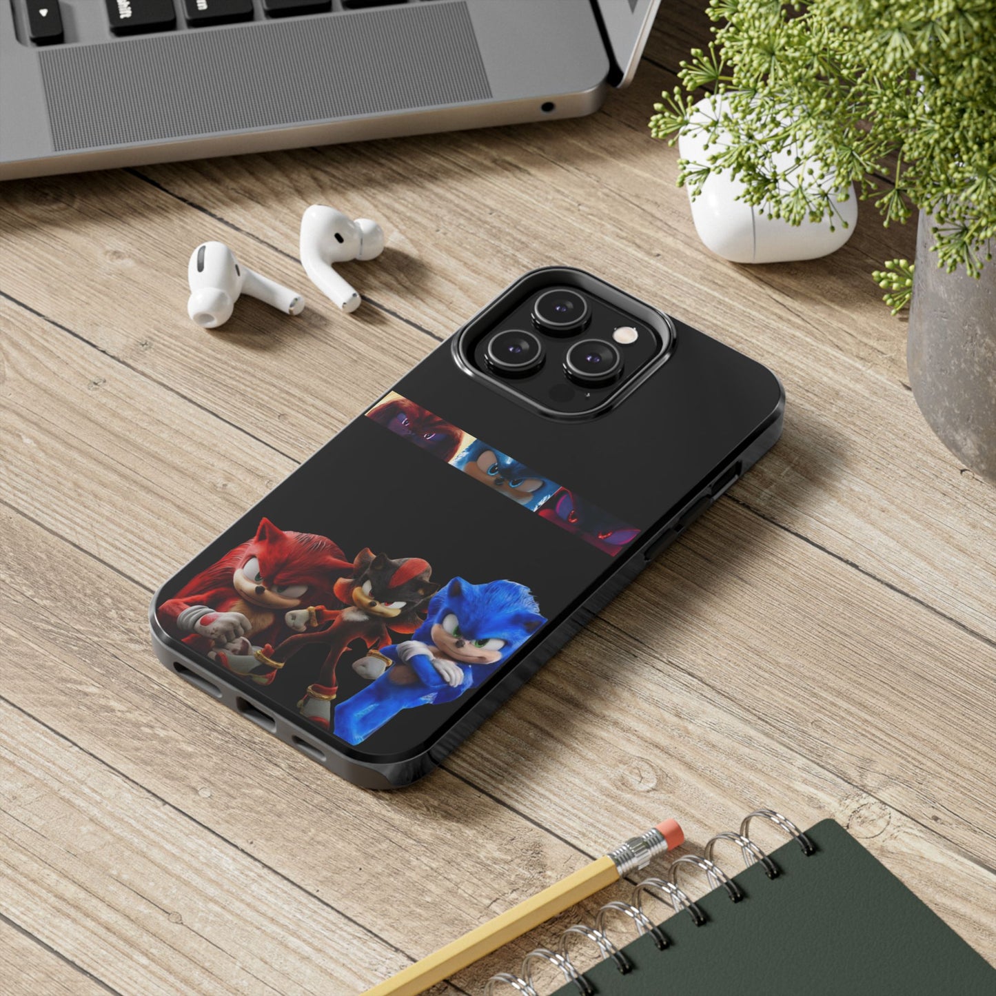 Phone case- Sonic, Kunkles, Shadow Tough Phone Case - Durable Protection