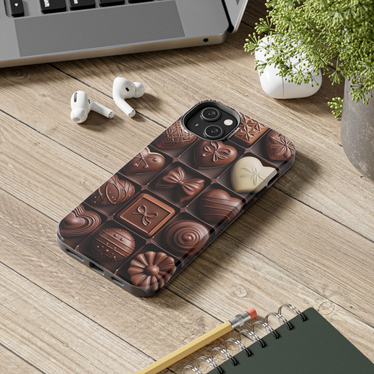 Chocolate Love Tough Phone Case - Perfect for Valentine's Day or Sweet Treat Lovers