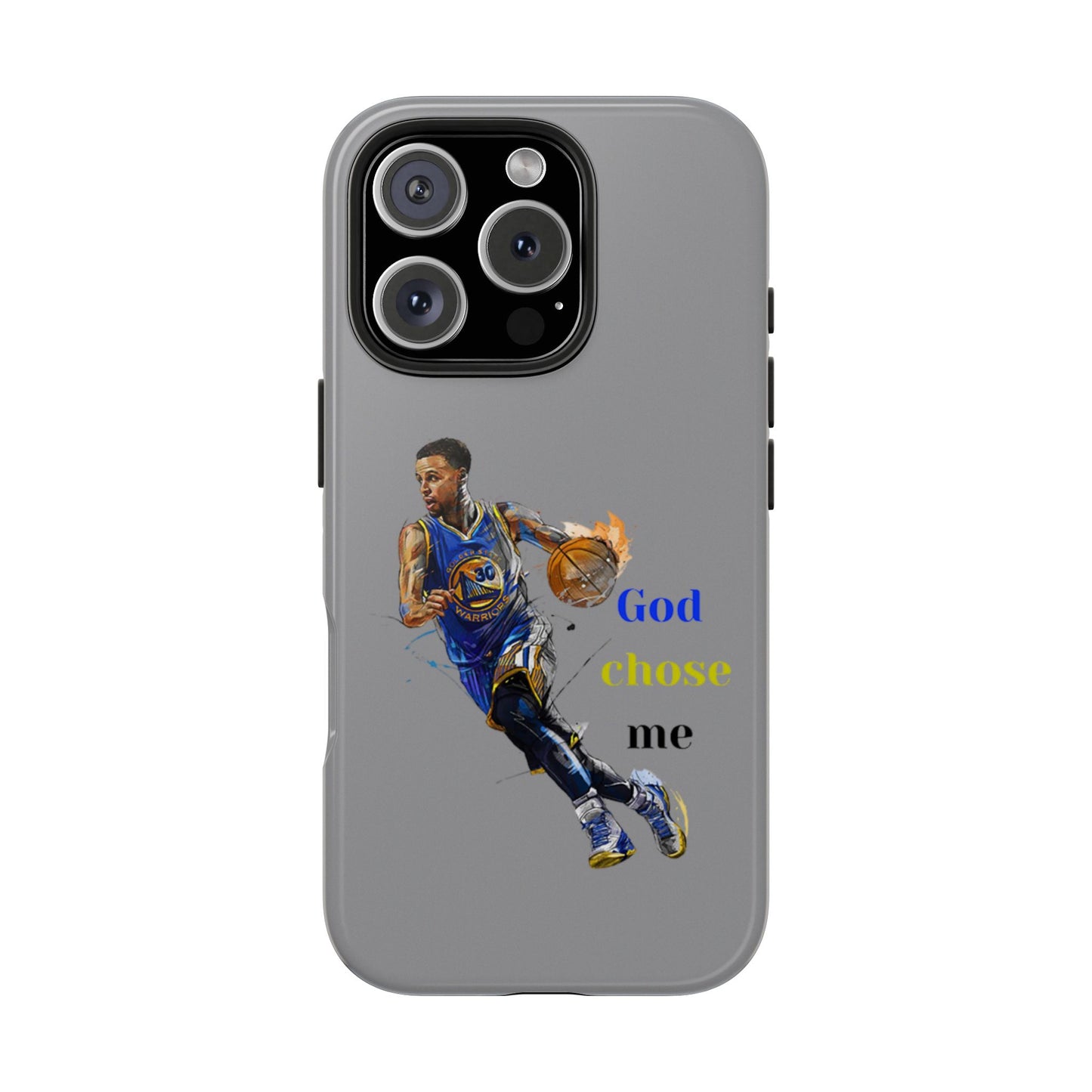Phone case- God Chose Me Tough Phone Case - Durable Protection