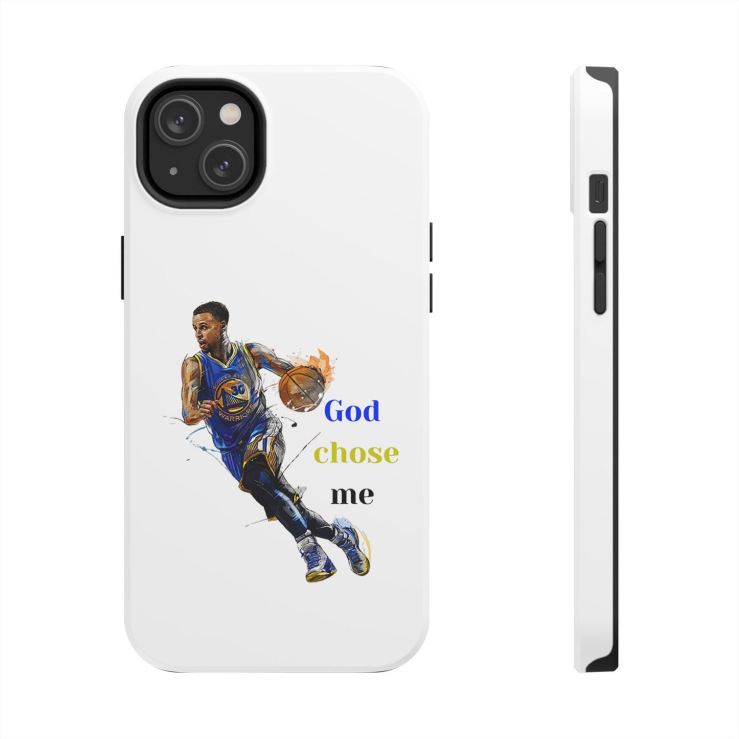 Phone case- God Chose Me Tough Phone Case - Durable Protection
