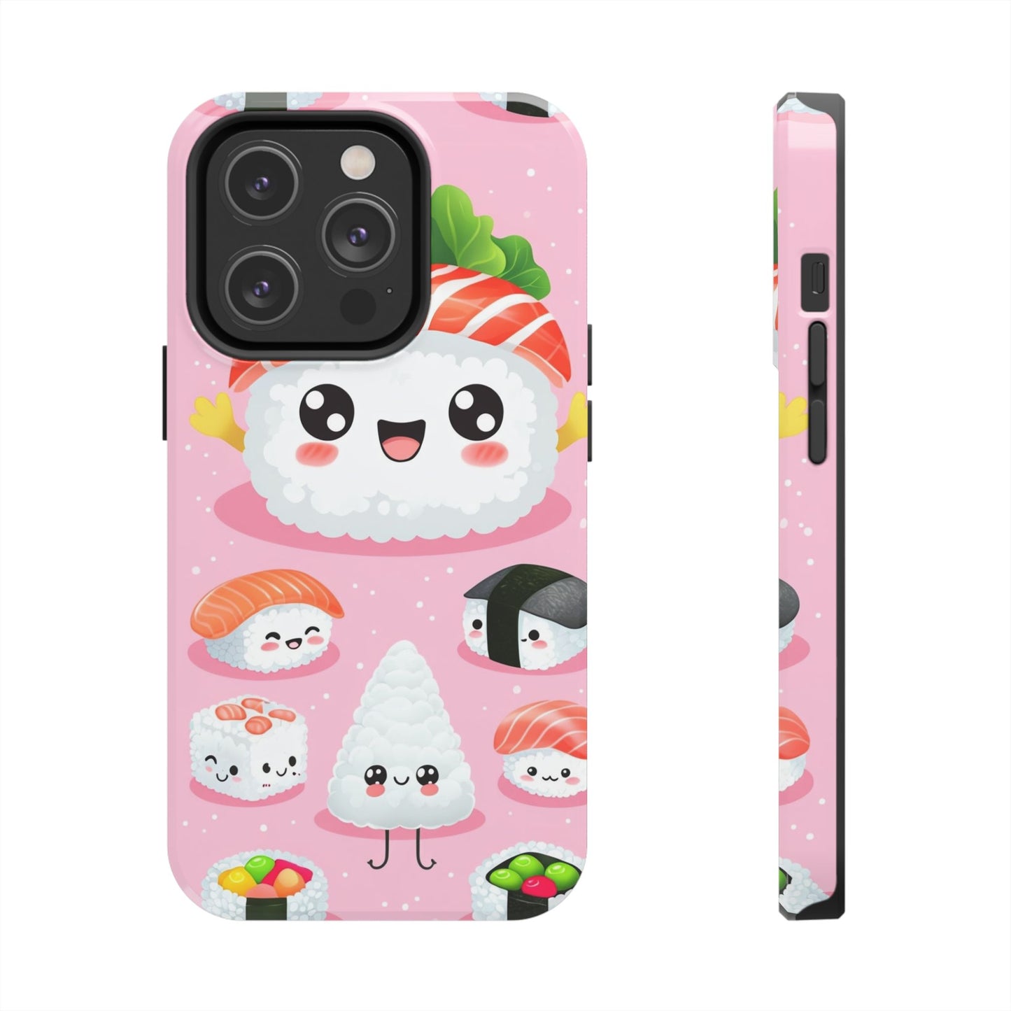 Adorable Sushi Tough Phone Case | Cute Kawaii Design for Food Lovers