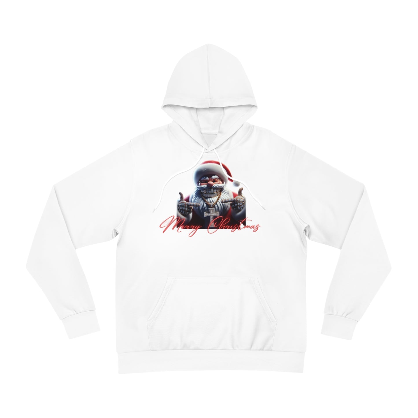 Snowfall White Hoodie for Men & Women – Festive Holiday Season Graphic Apparel