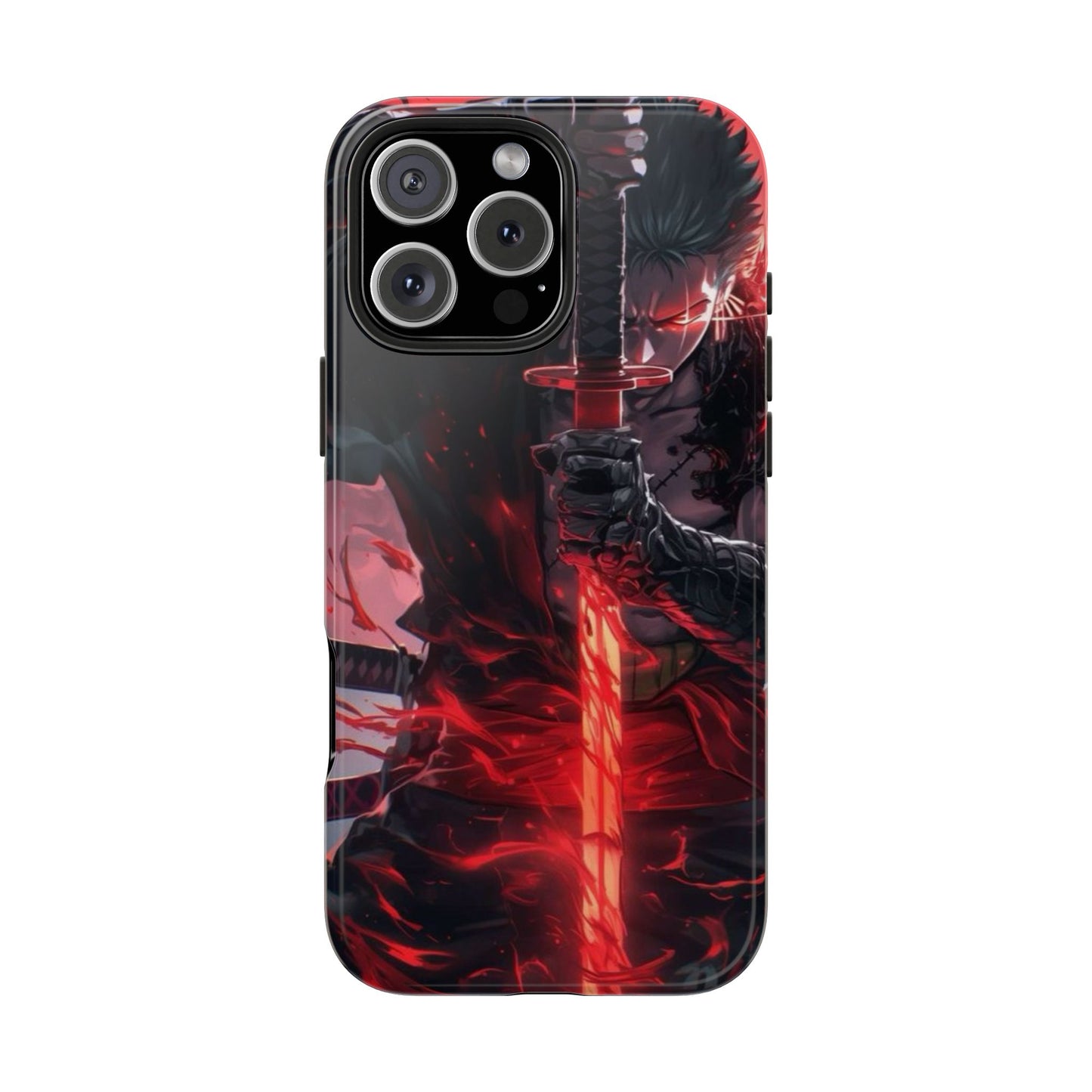 🗡️ Fierce Samurai Tough Phone Case – Durable Protection with Bold Anime Design for iPhone & Android