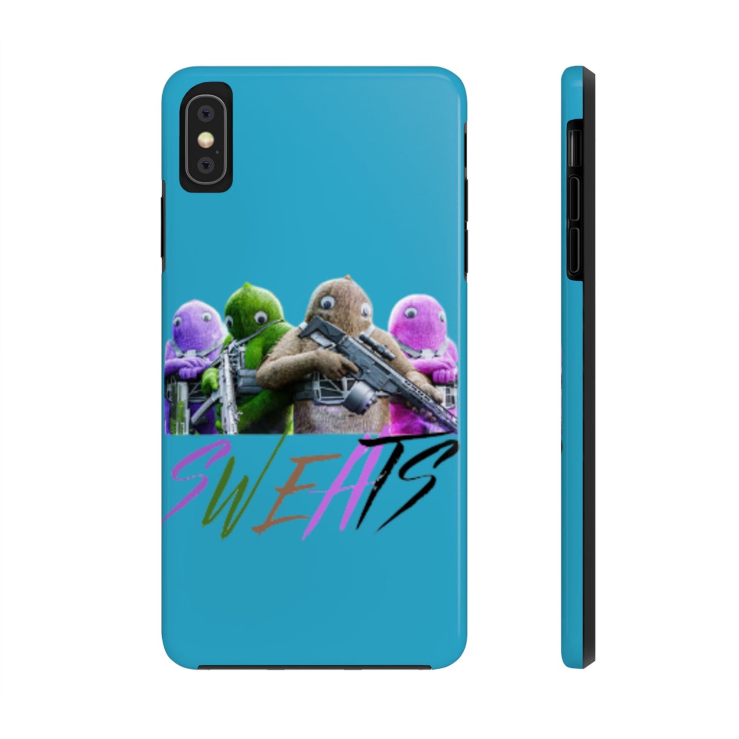 Cool Cartoon-Inspired Tough Phone Case - 'SWEATS'