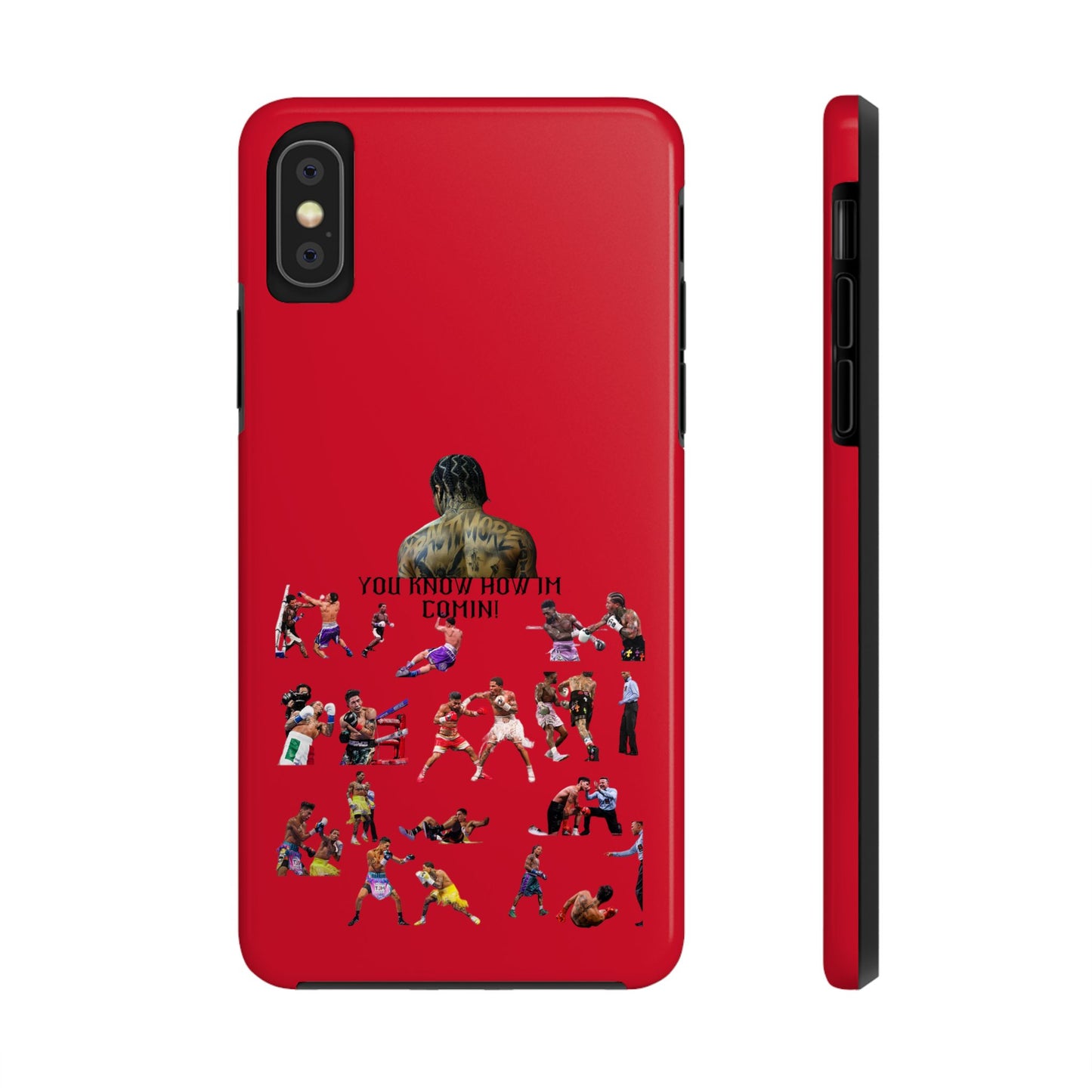 Phone case- You Know How I'm Comin' Tough Phone Case - Durable Protection