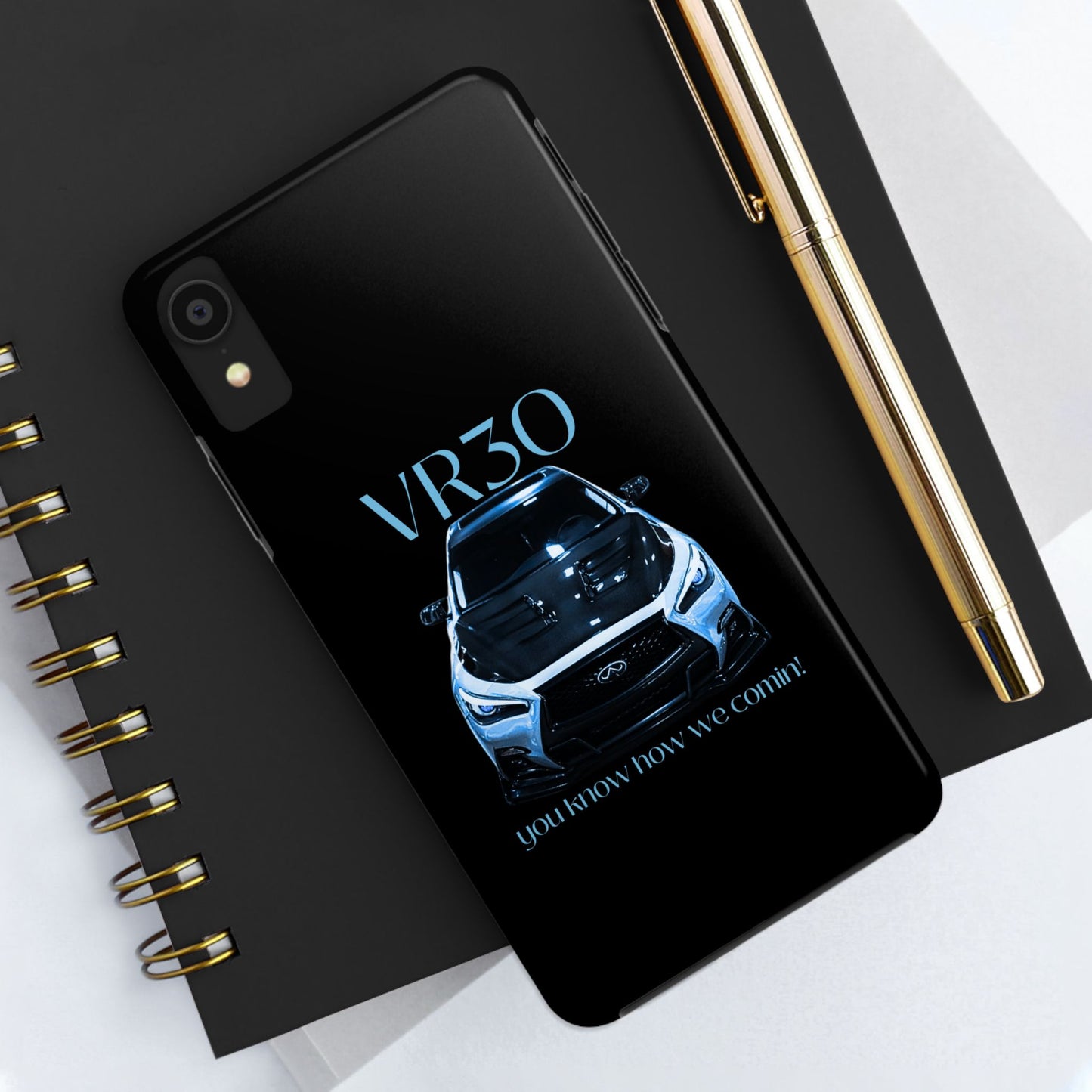 VR30 Sports Car Tough Phone Case - Stylish and Durable Protection for Car Enthusiasts