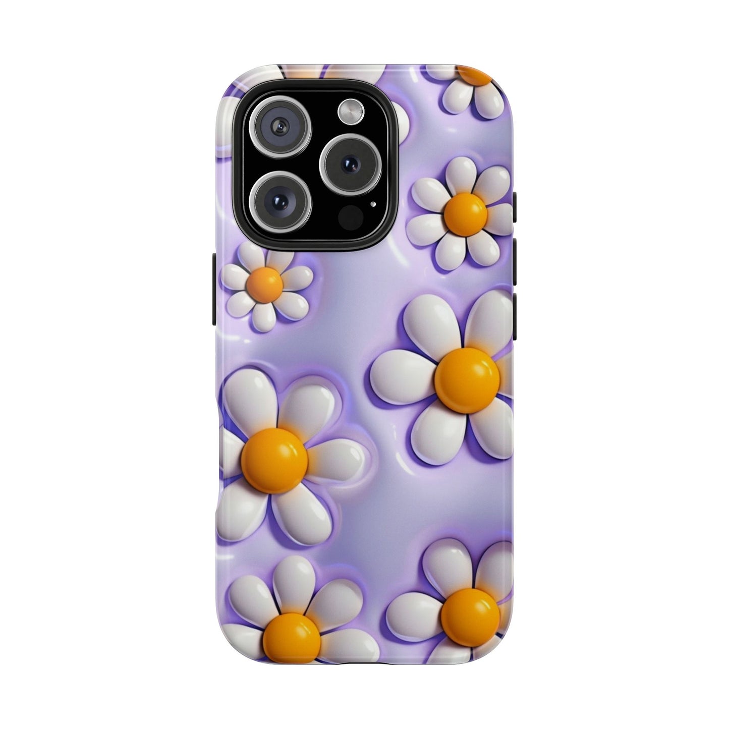 πΌ Floral Tough Phone Case β Vibrant Daisy Spring Design, for iPhones & Androids