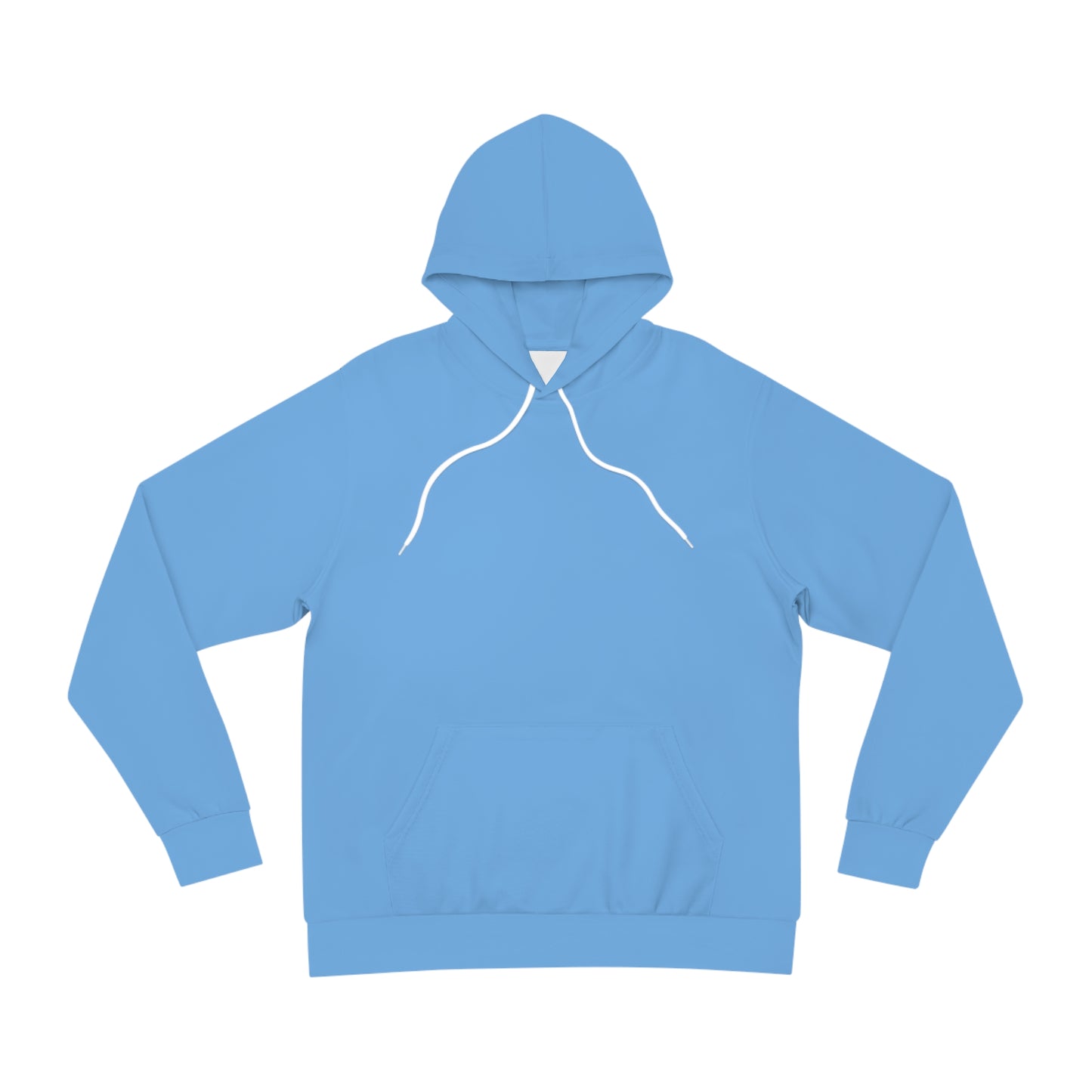 Sky Mist Blue Hoodie for Men– Divine Light Inspired Spiritual Reflection Wear