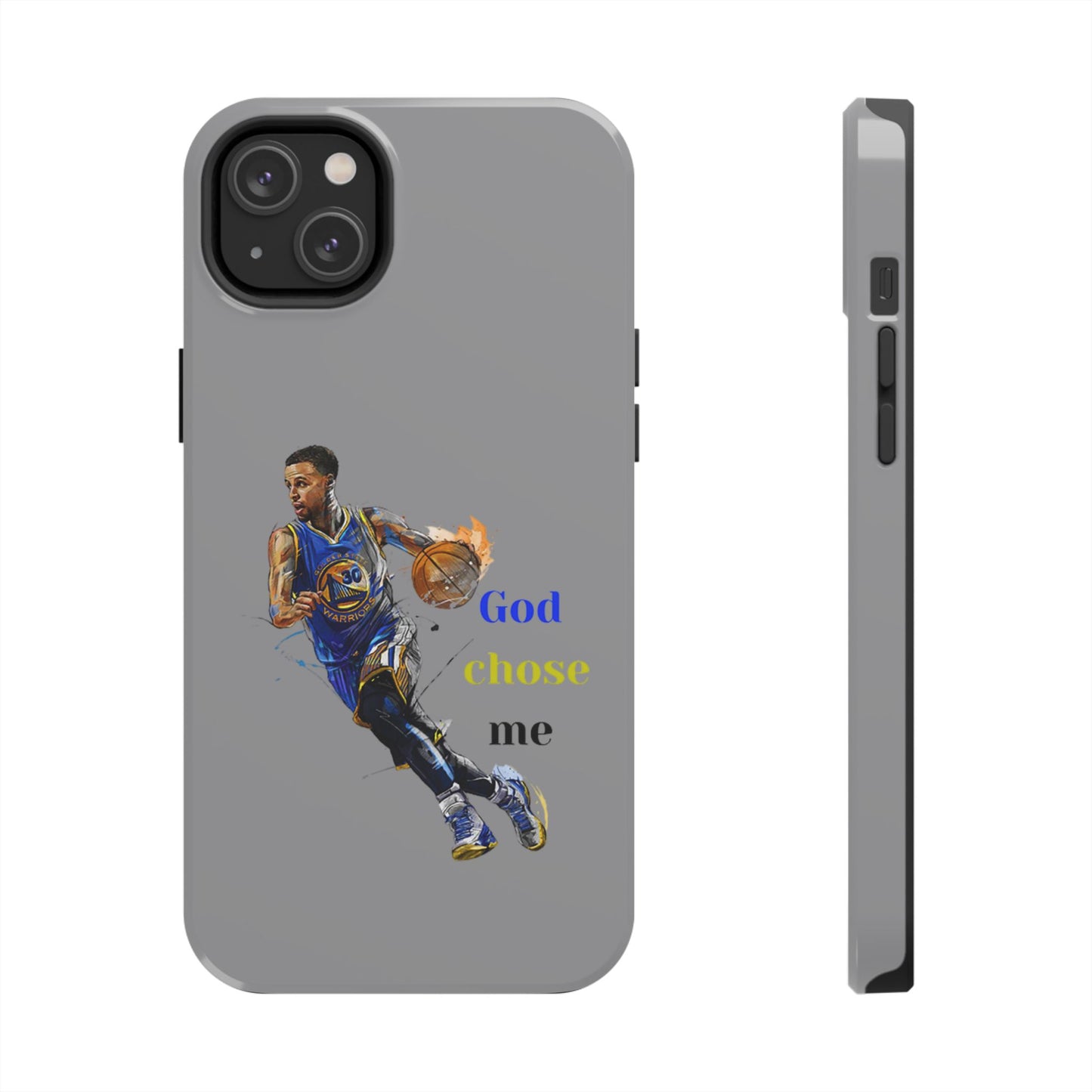 Phone case- God Chose Me Tough Phone Case - Durable Protection