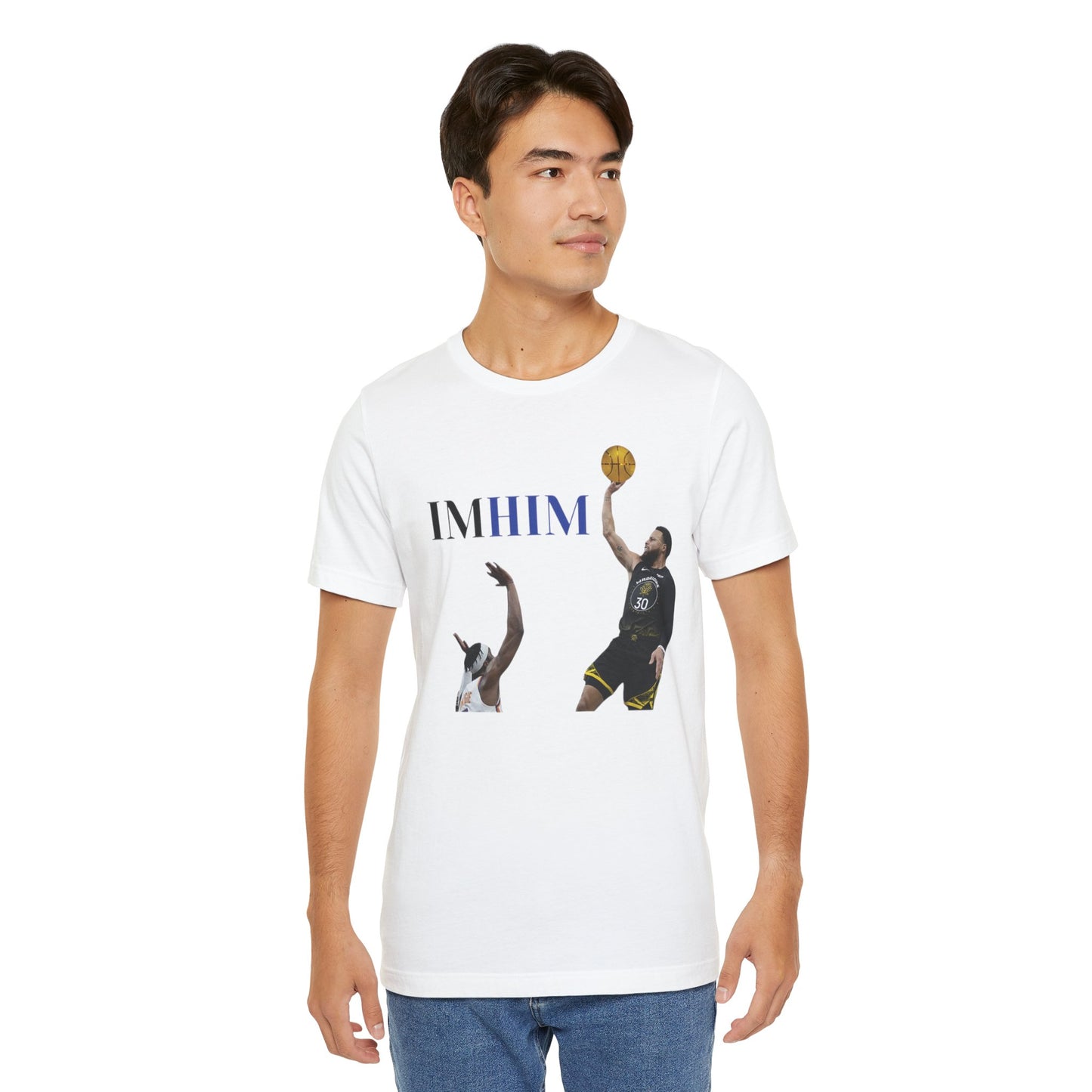 Championship Gold Men & Women’s T-Shirt – "I'm Him" Steph Curry Inspired Basketball Tee