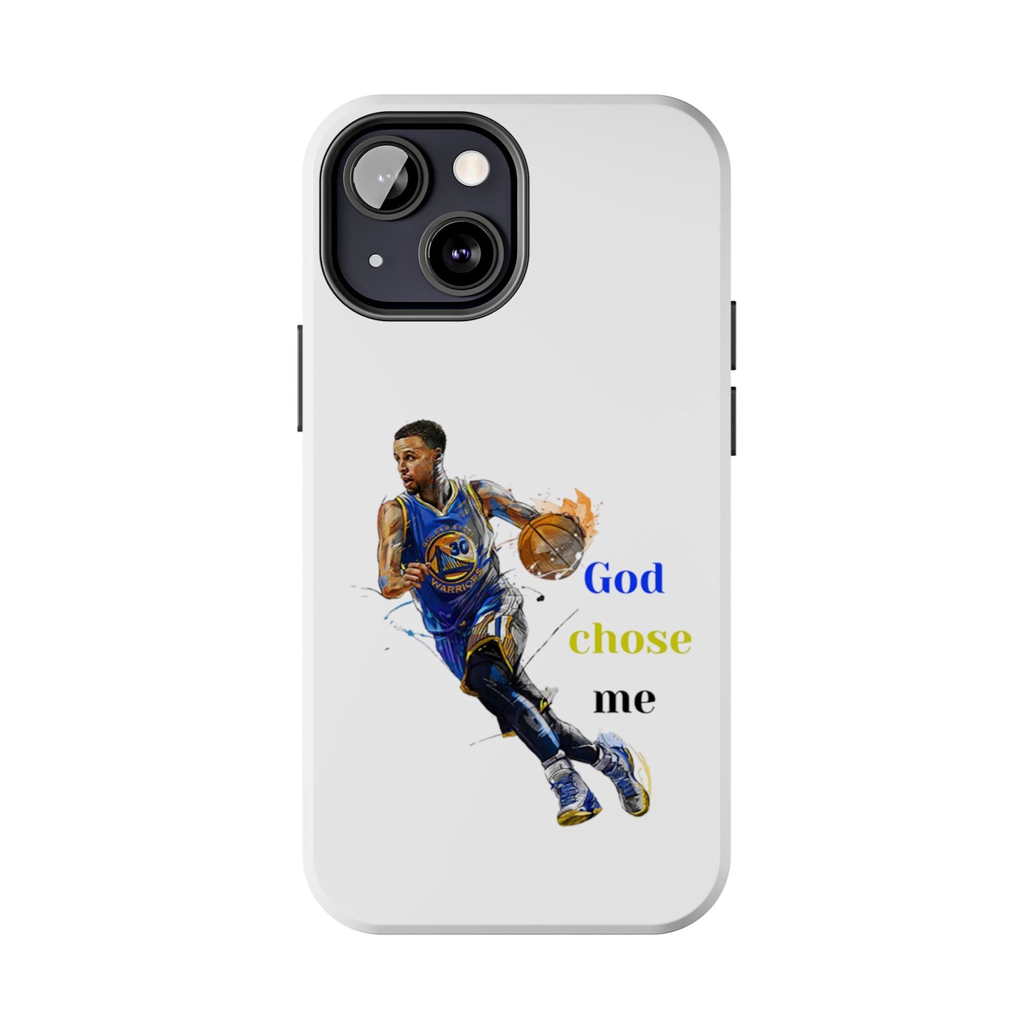 Phone case- God Chose Me Tough Phone Case - Durable Protection