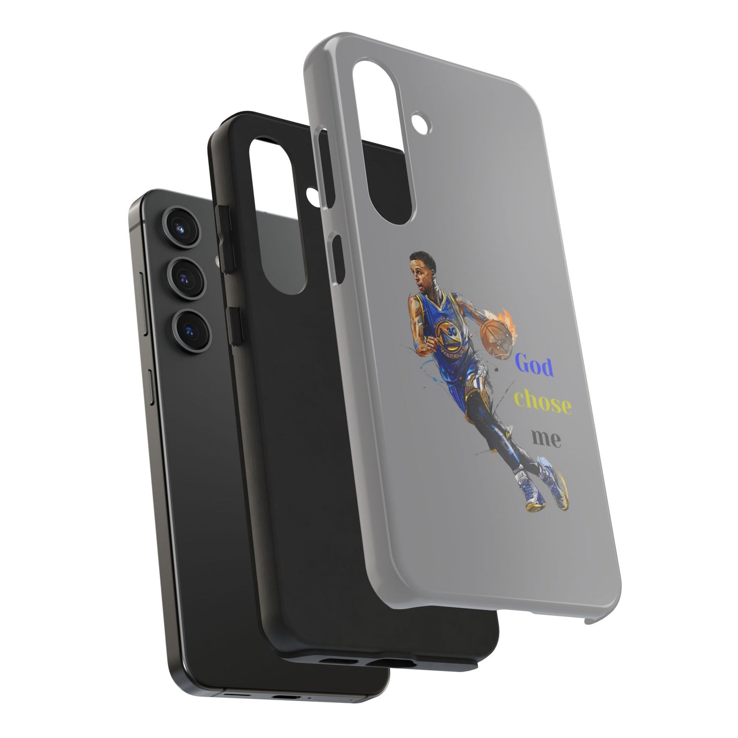 Phone case- God Chose Me Tough Phone Case - Durable Protection