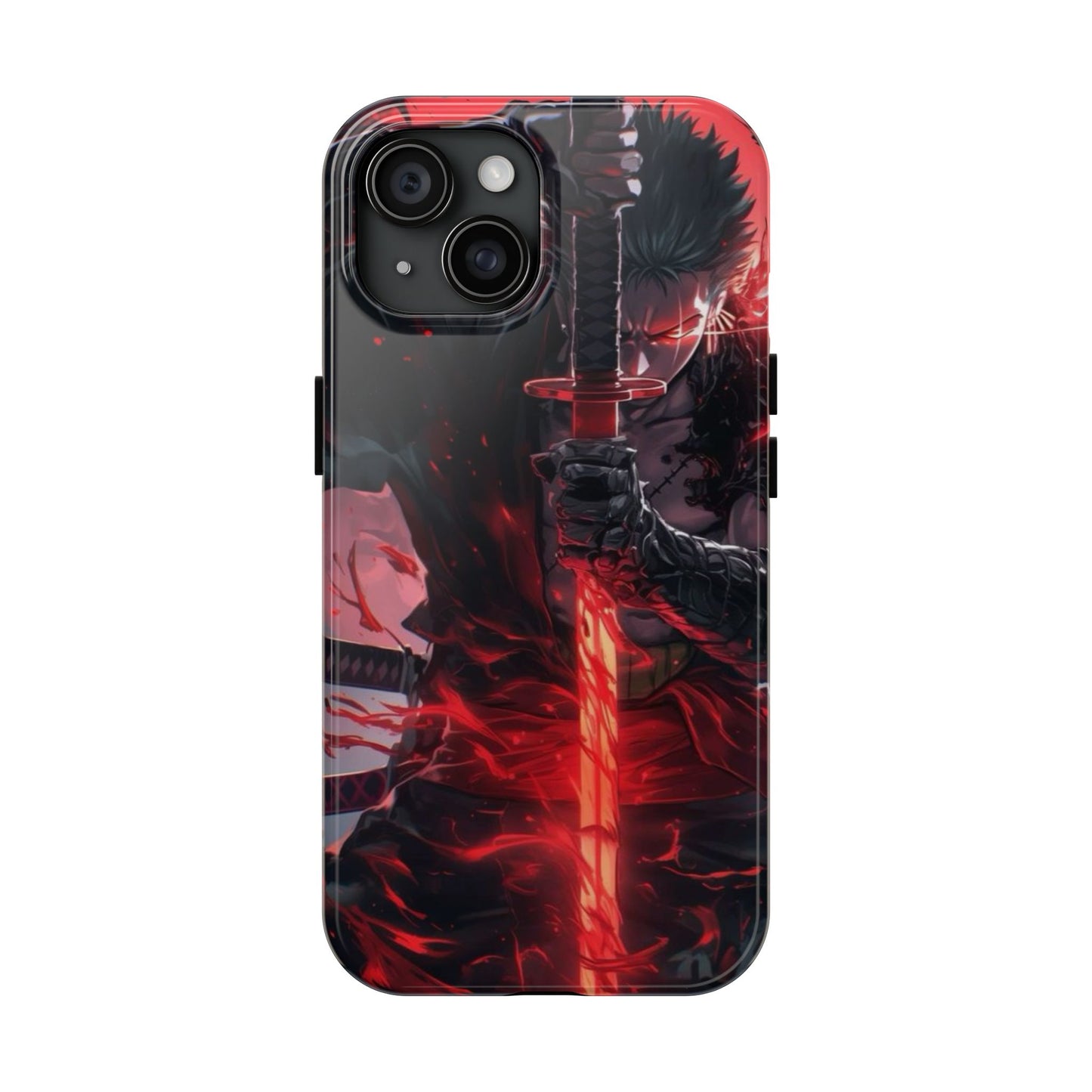 🗡️ Fierce Samurai Tough Phone Case – Durable Protection with Bold Anime Design for iPhone & Android