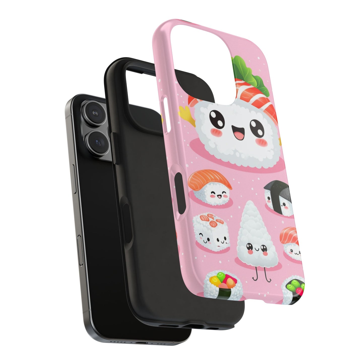 Adorable Sushi Tough Phone Case | Cute Kawaii Design for Food Lovers