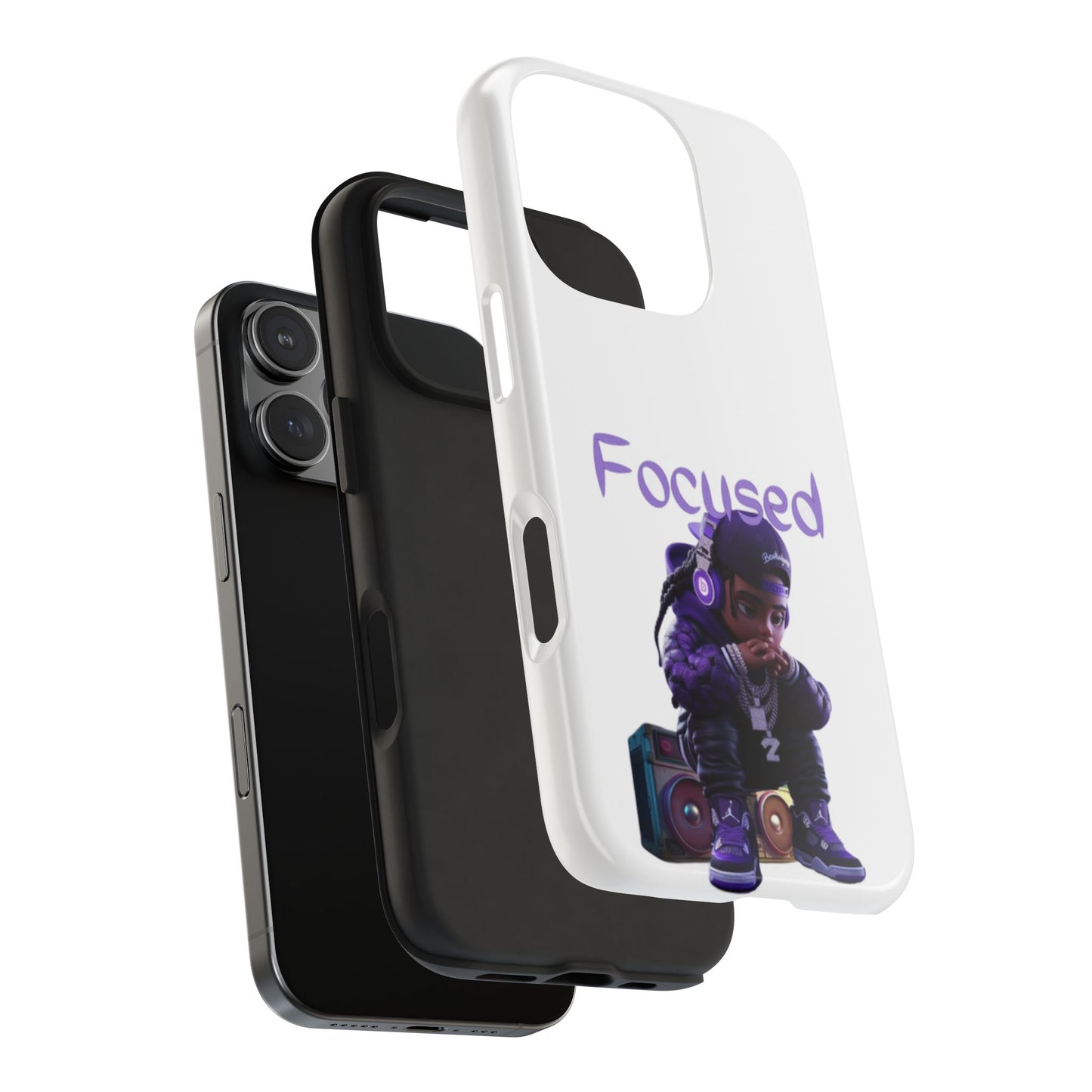 Phone Case- Focused Tough Case- Durable Protection
